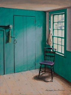 Un momento de calma Pintura acrílica Interior; Moderno Enmarcado firmado