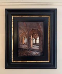 Gothic quad Modern acrylic painting Framed and signed