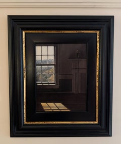 Soldier's Rest Modern Acrylic painting on panel Framed and Signed