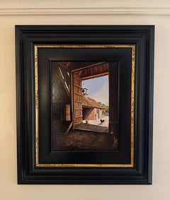 Der Amboss Modernes Acrylbild auf Tafel Gerahmt und signiert