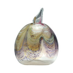 Used Michael Jopling Art Glass Sculpture, 1986