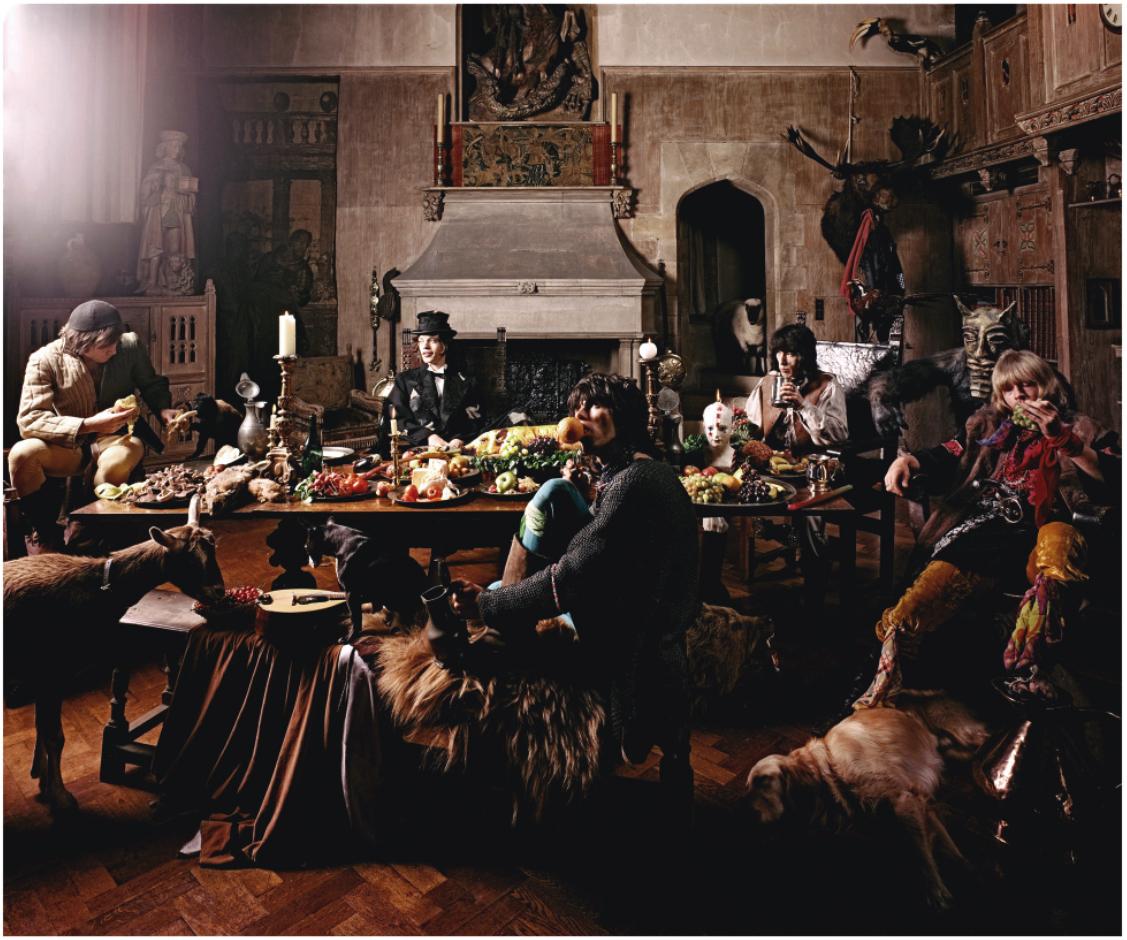 Michael Joseph Color Photograph - Beggars Banquet "Keith Orange"
