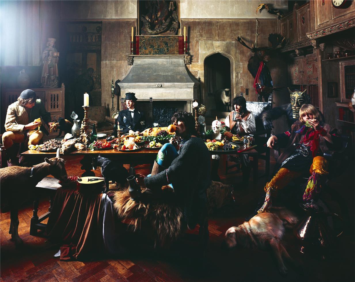 Michael Joseph Color Photograph - Rolling Stones, Beggars Banquet, Keith with Orange, London, 1968