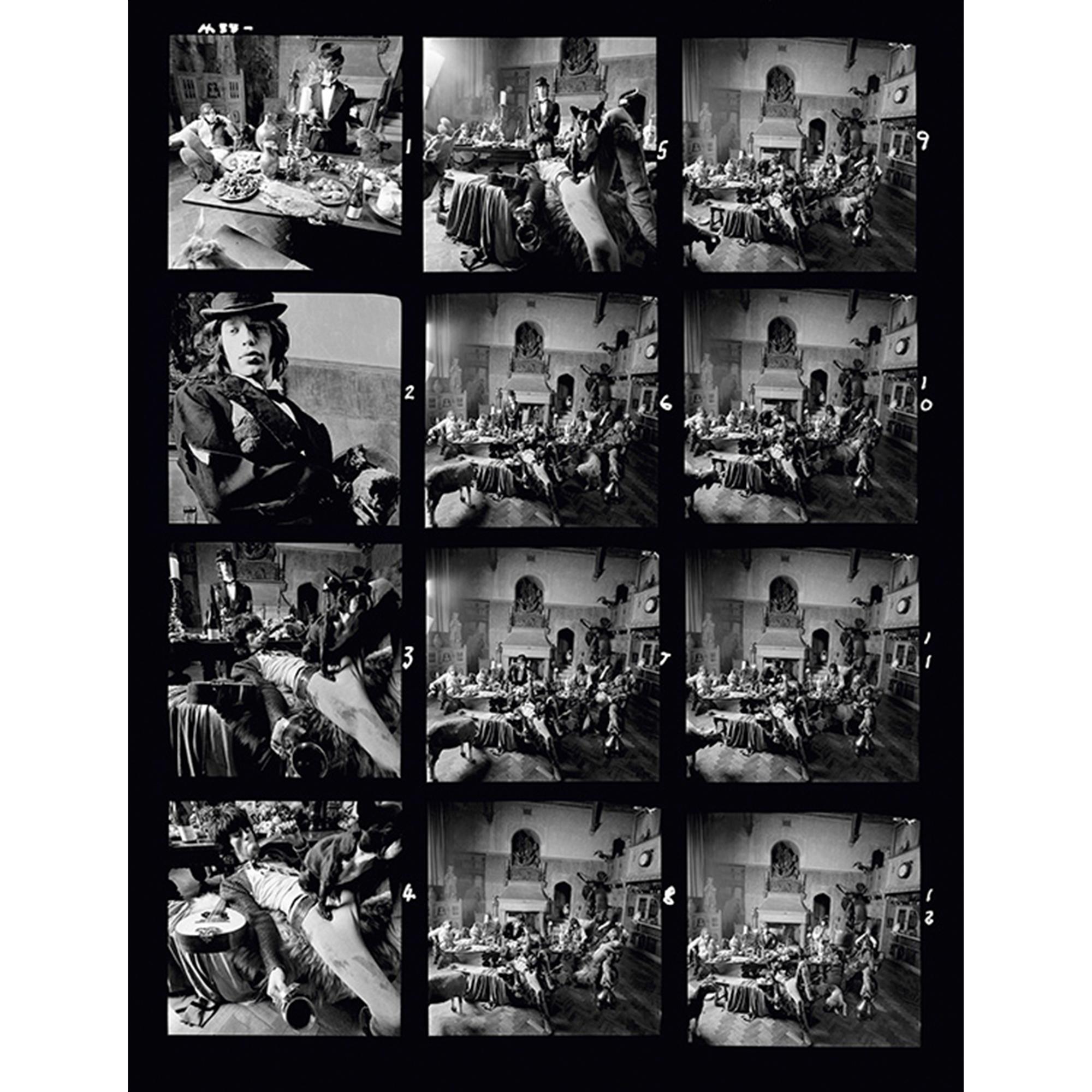 Michael Joseph Color Photograph - The Rolling Stones "Sarum Chase Contact Sheet" Beggars Banquet