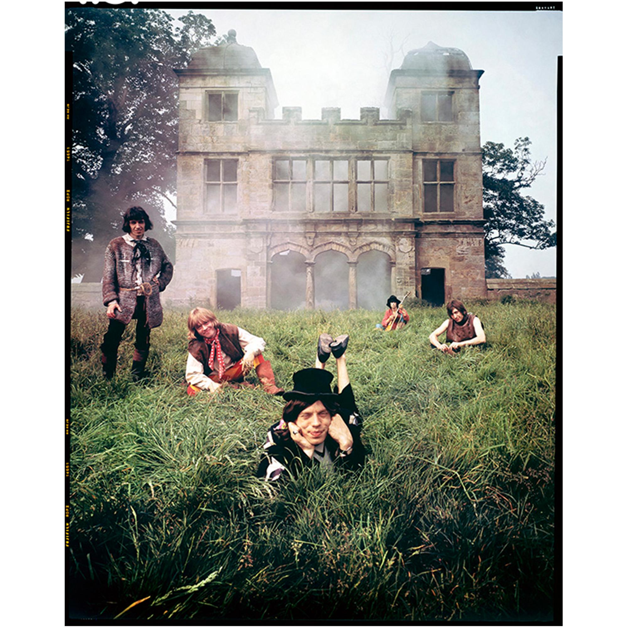 Michael Joseph Portrait Photograph - The Rolling Stones "Smokey Stones On Grass" London 1968