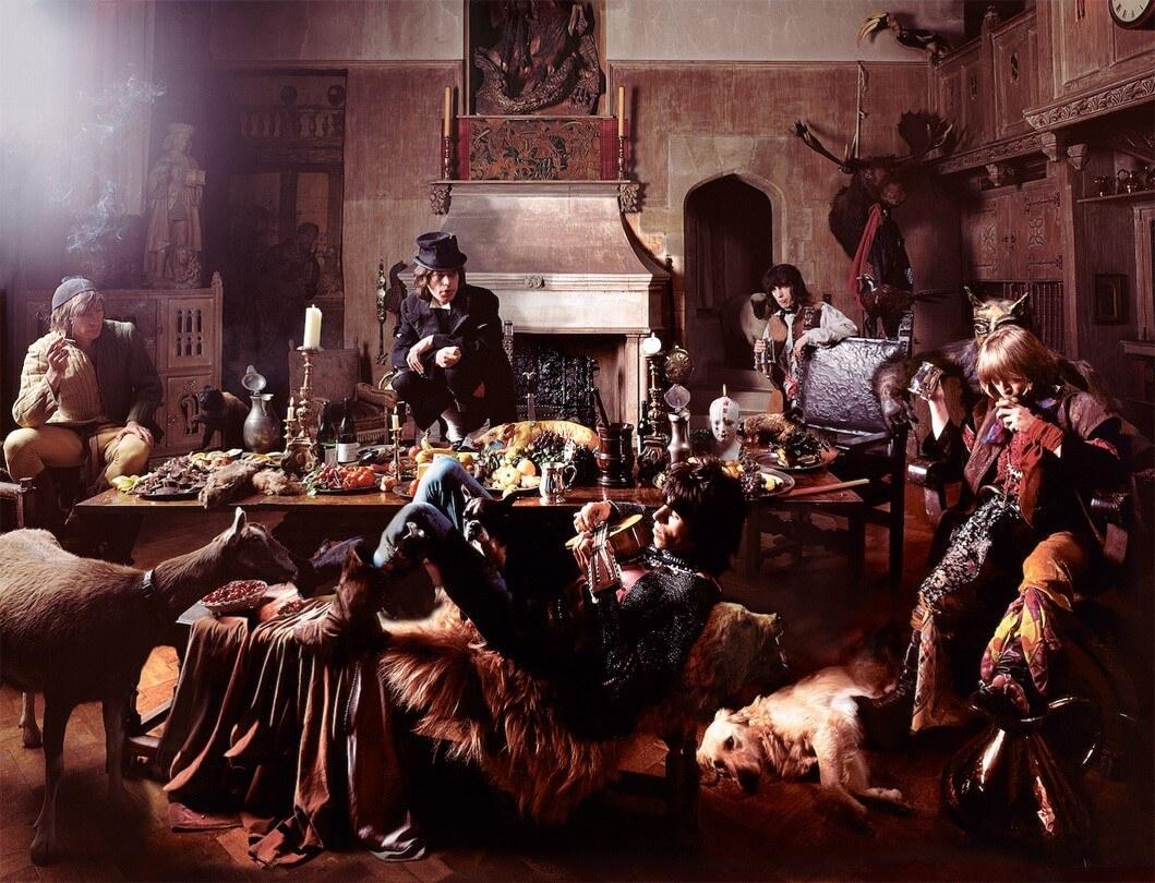 Michael Joseph Color Photograph – Die Rolling Stones "Der Strauß"