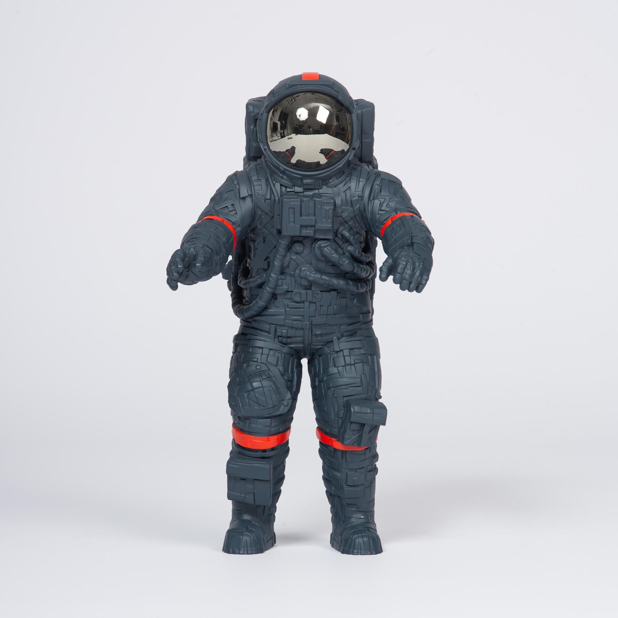 CERNAN (Blue) - Sculpture by Michael Kagan