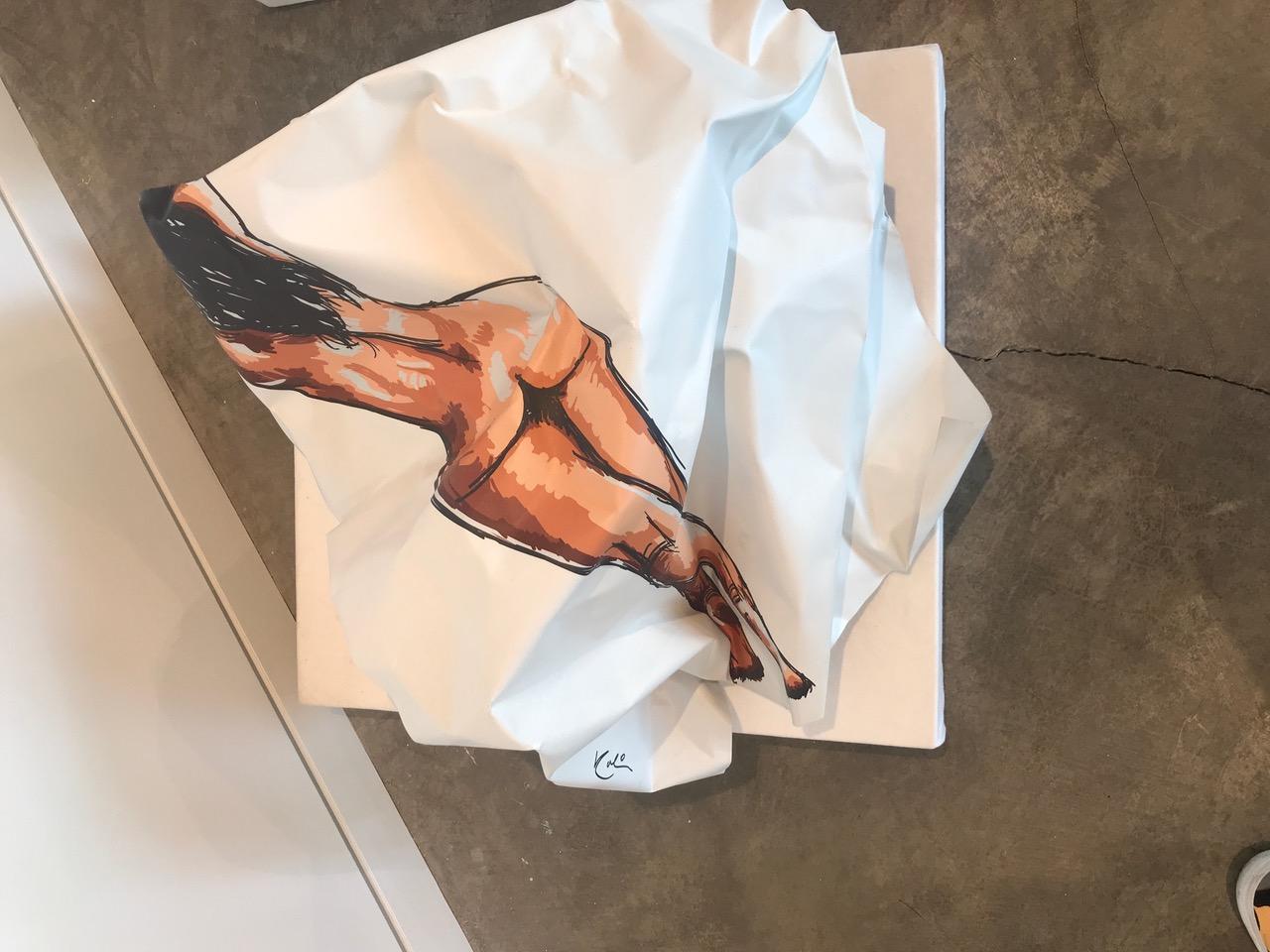 Michael Kalish Abstract Sculpture – Skizze 2, Skizze von