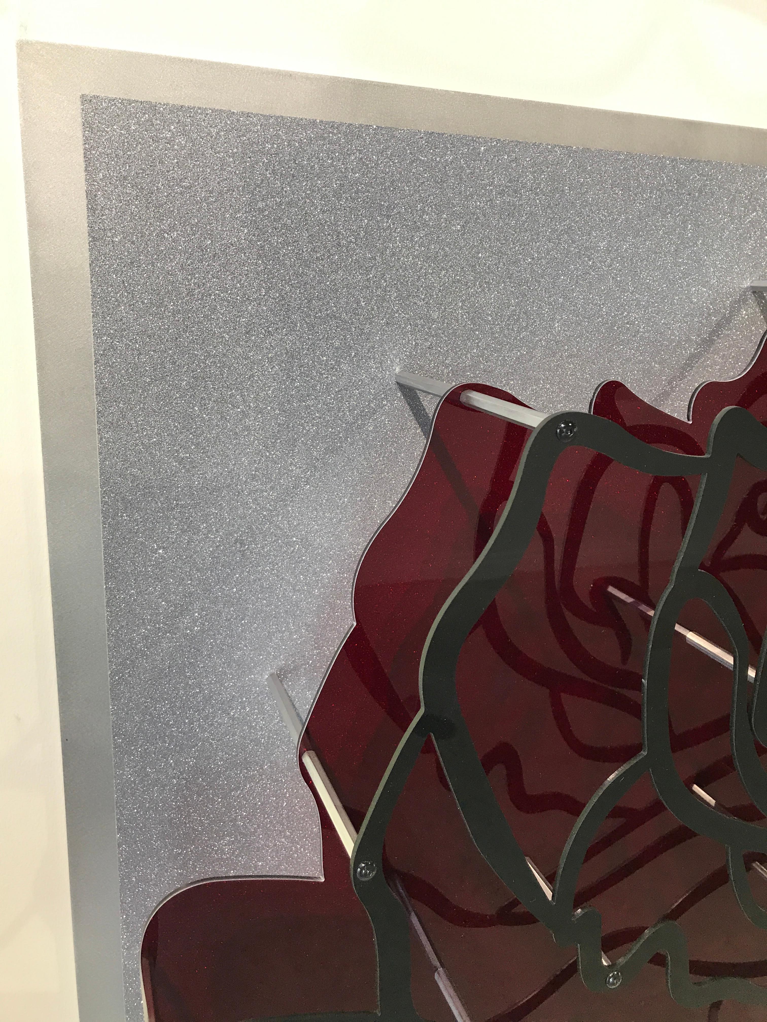 Six Roses - Wall sculpture For Sale 1