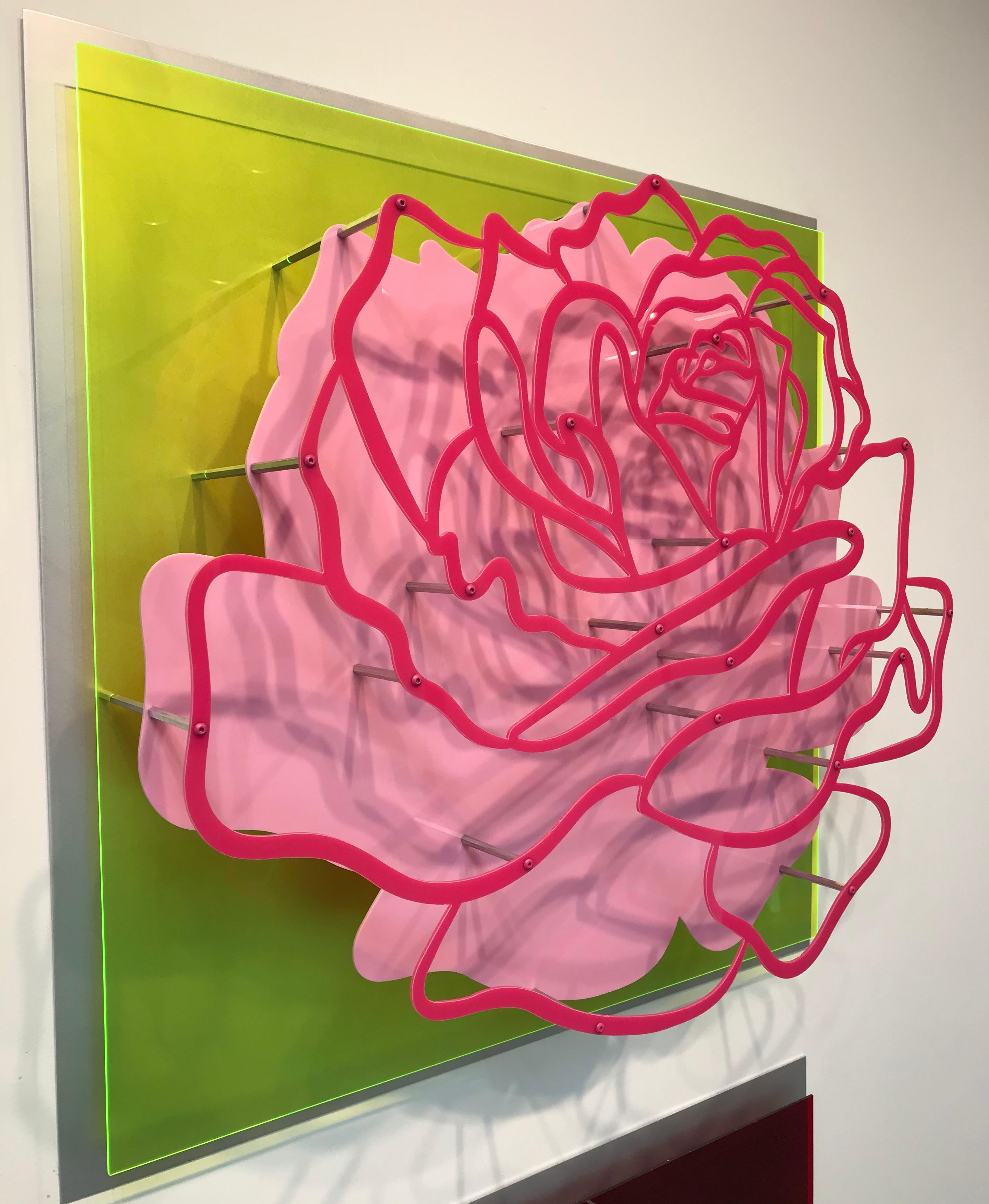 glass rose art