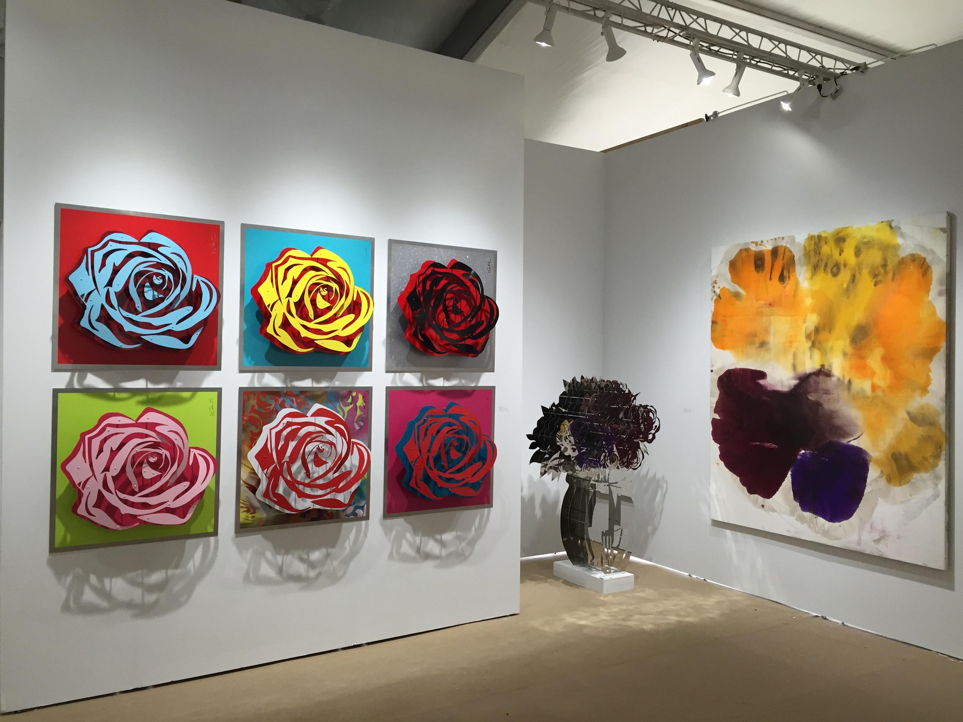 Six Roses - Pop Art Painting par Michael Kalish