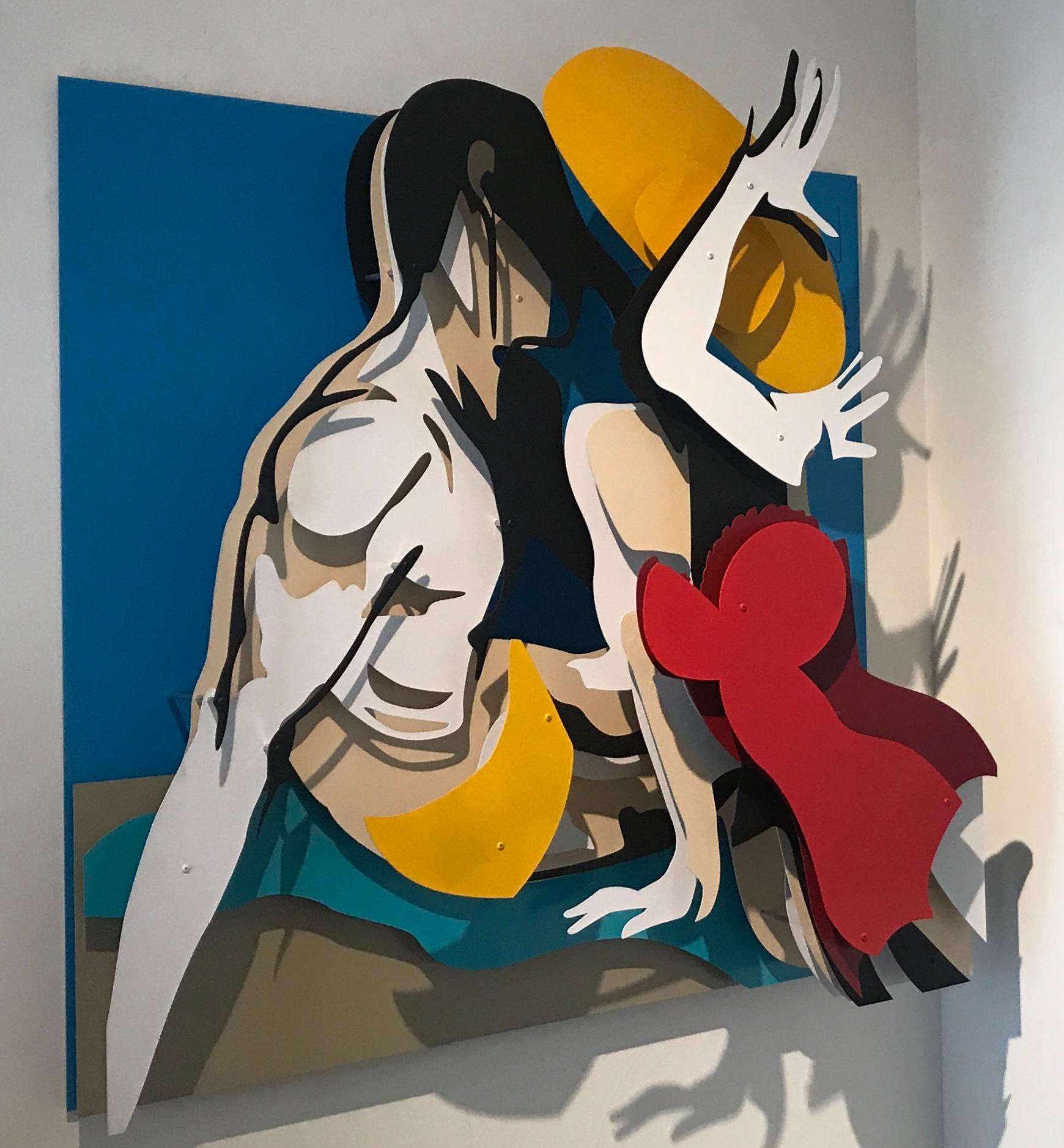 The Kiss - Painting by Michael Kalish