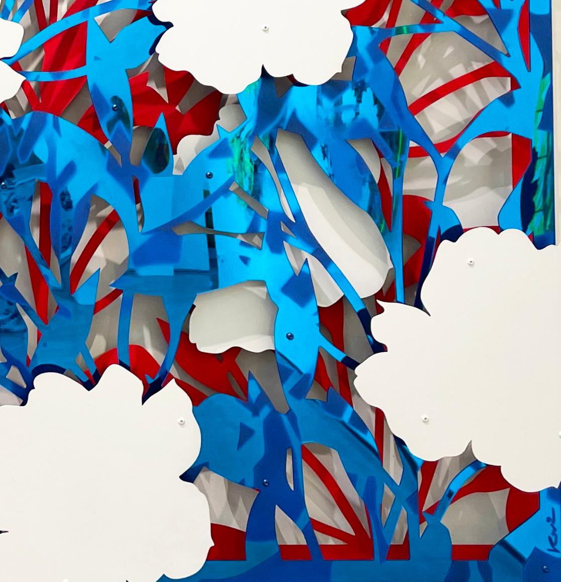 As a sculptor, Kalish primarily works in metal, both in large-scale public installations and limited edition pieces for galleries and private collectors around the globe. Abstract Florals “The Candy Coated Collection” is a multidimensional 17-piece