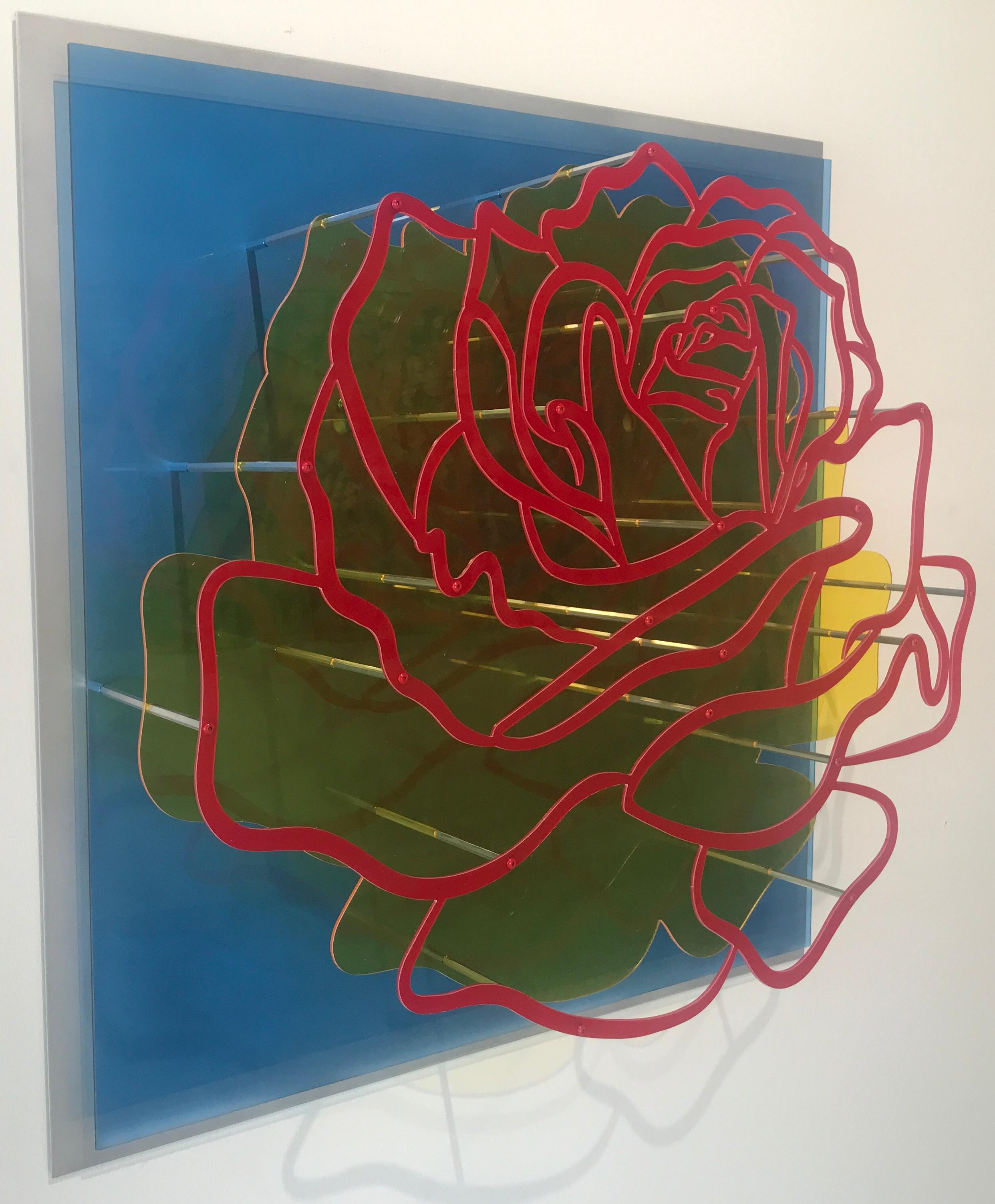 Six Roses - Wall sculpture  2