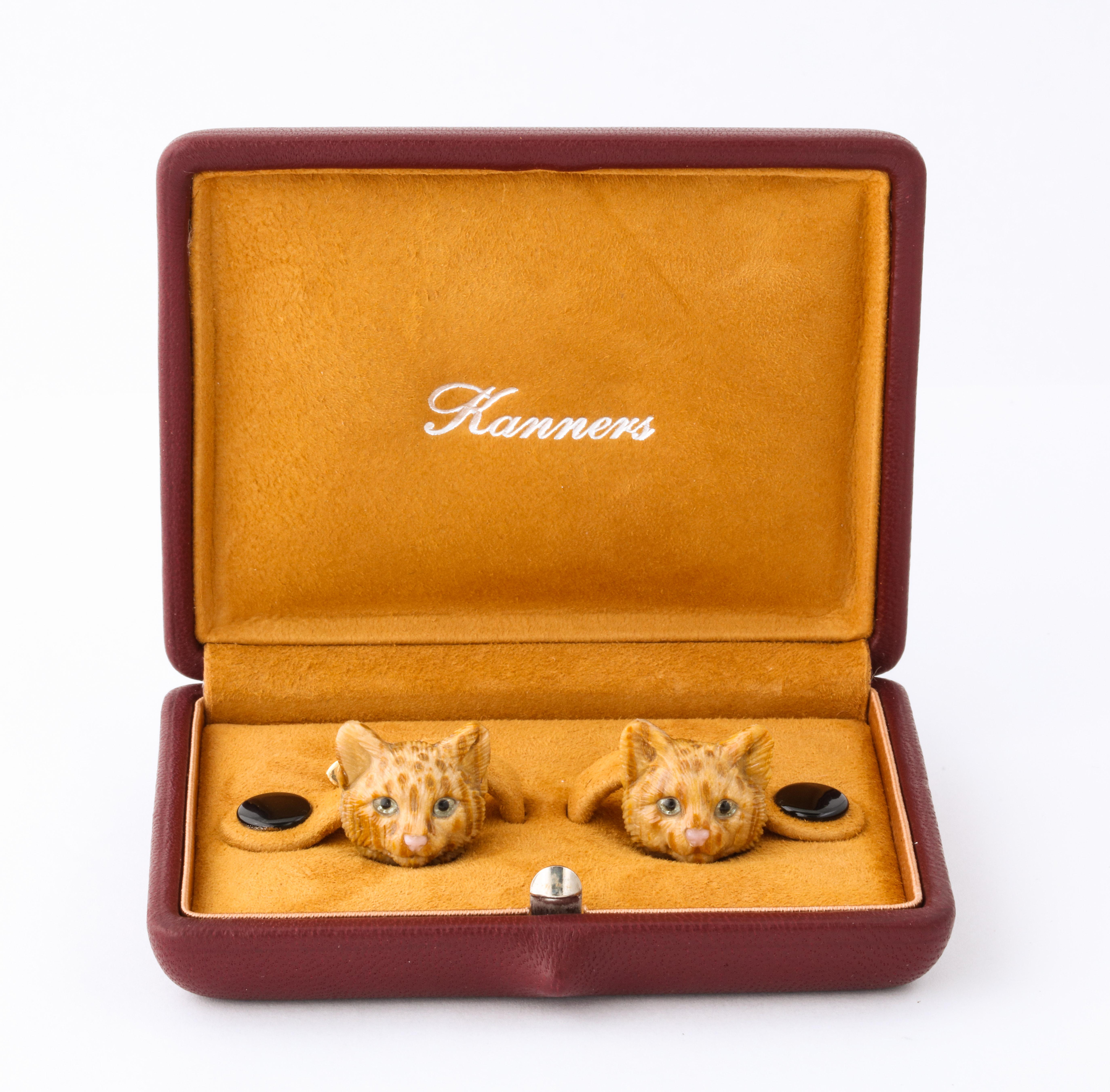 Michael Kanners Cat Cufflinks For Sale 4