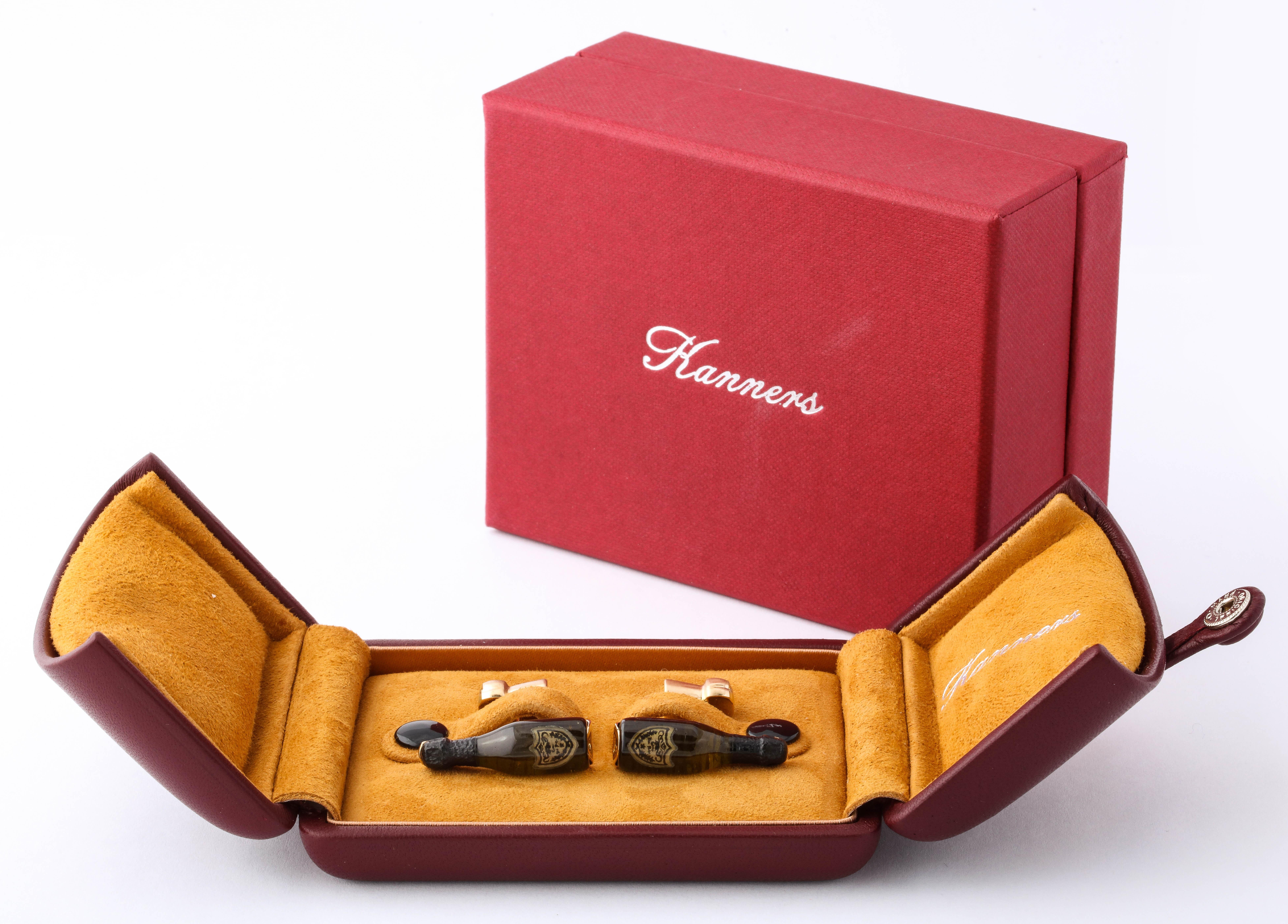 Michael Kanners Champagne Cufflinks For Sale 1
