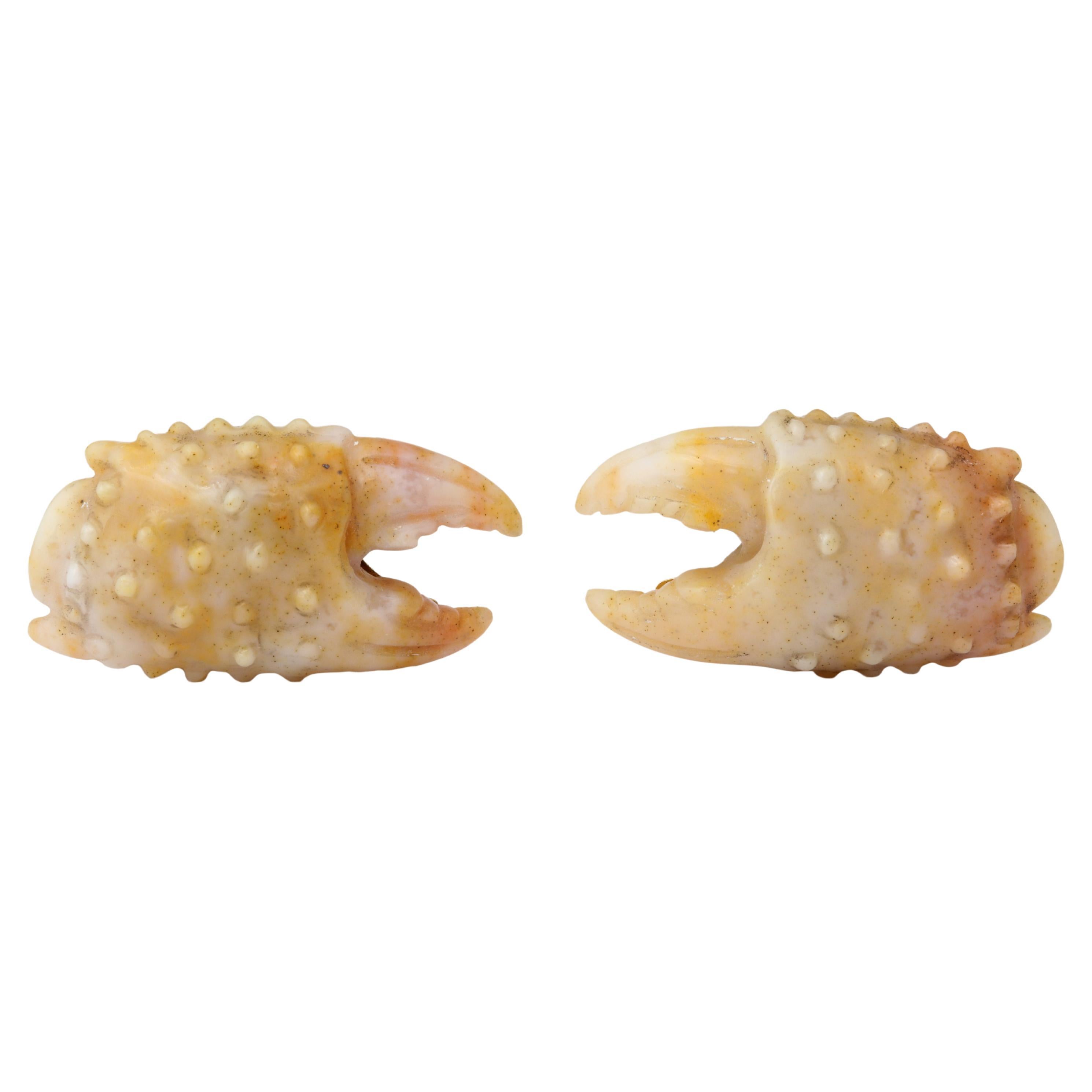 Michael Kanners Crab Claw Cufflinks For Sale