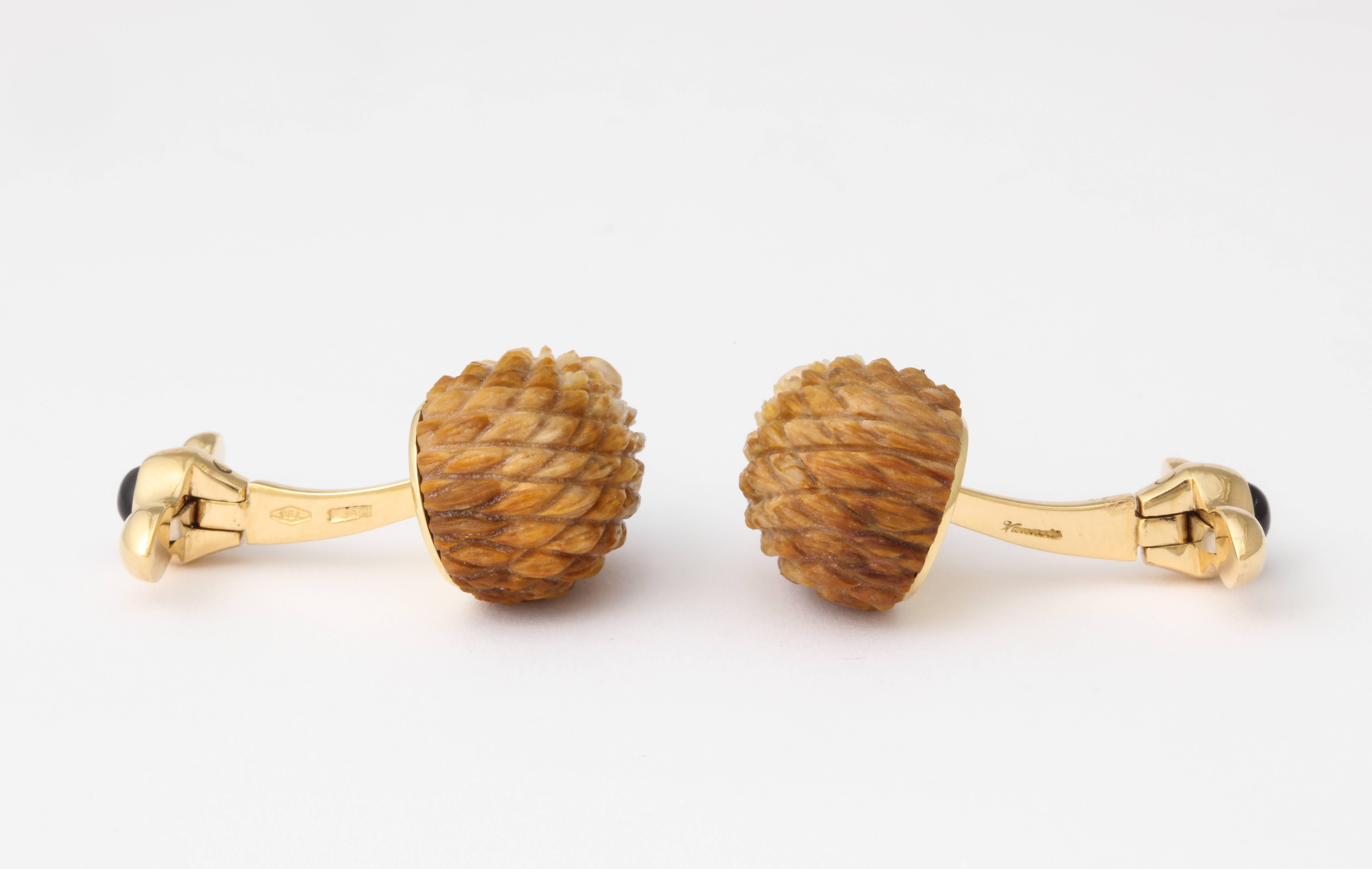 Michael Kanners One of a Kind Hedgehog Cufflinks 2