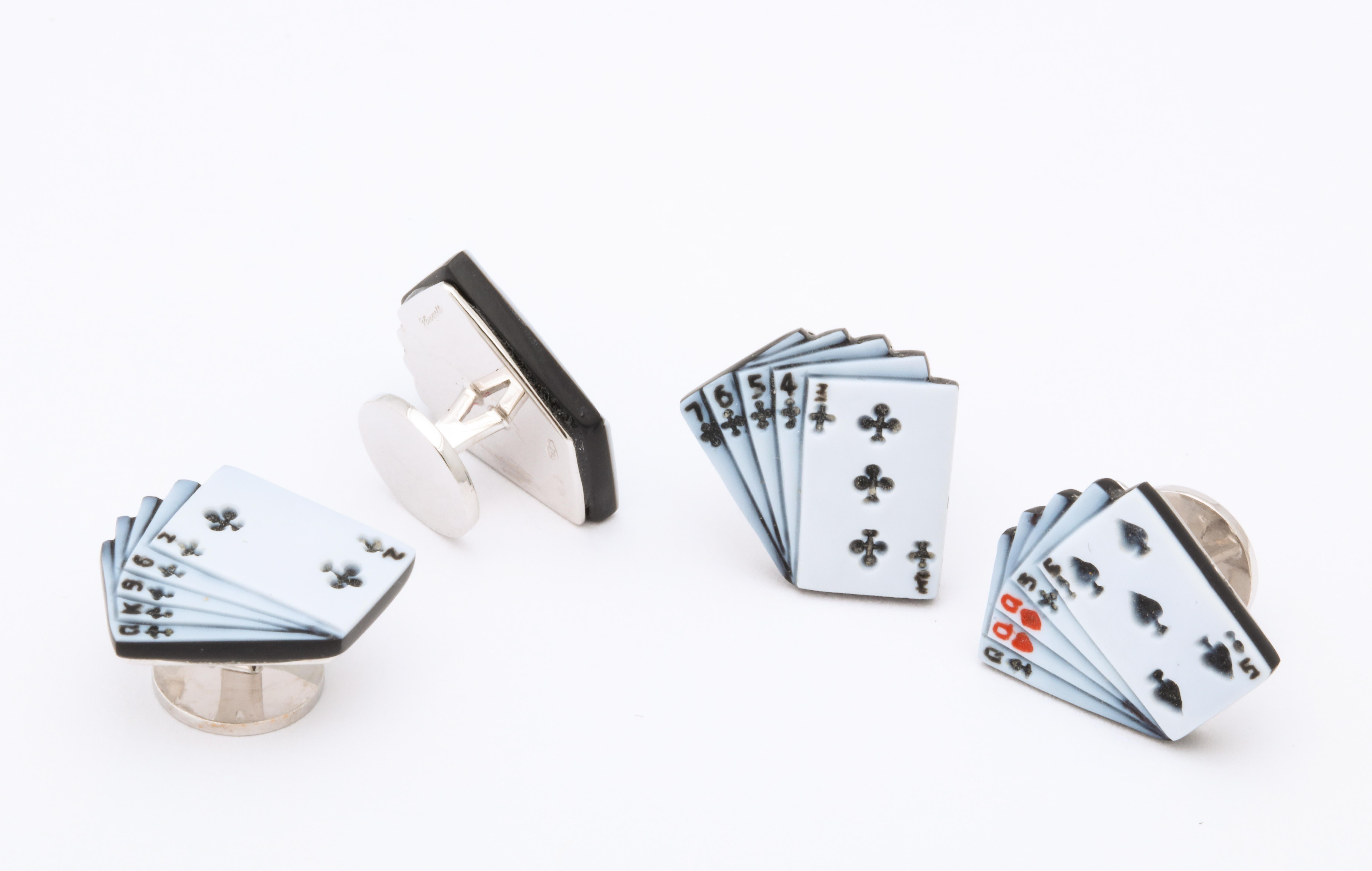 Michael Kanners Poker Kleid-Set für Damen oder Herren im Angebot