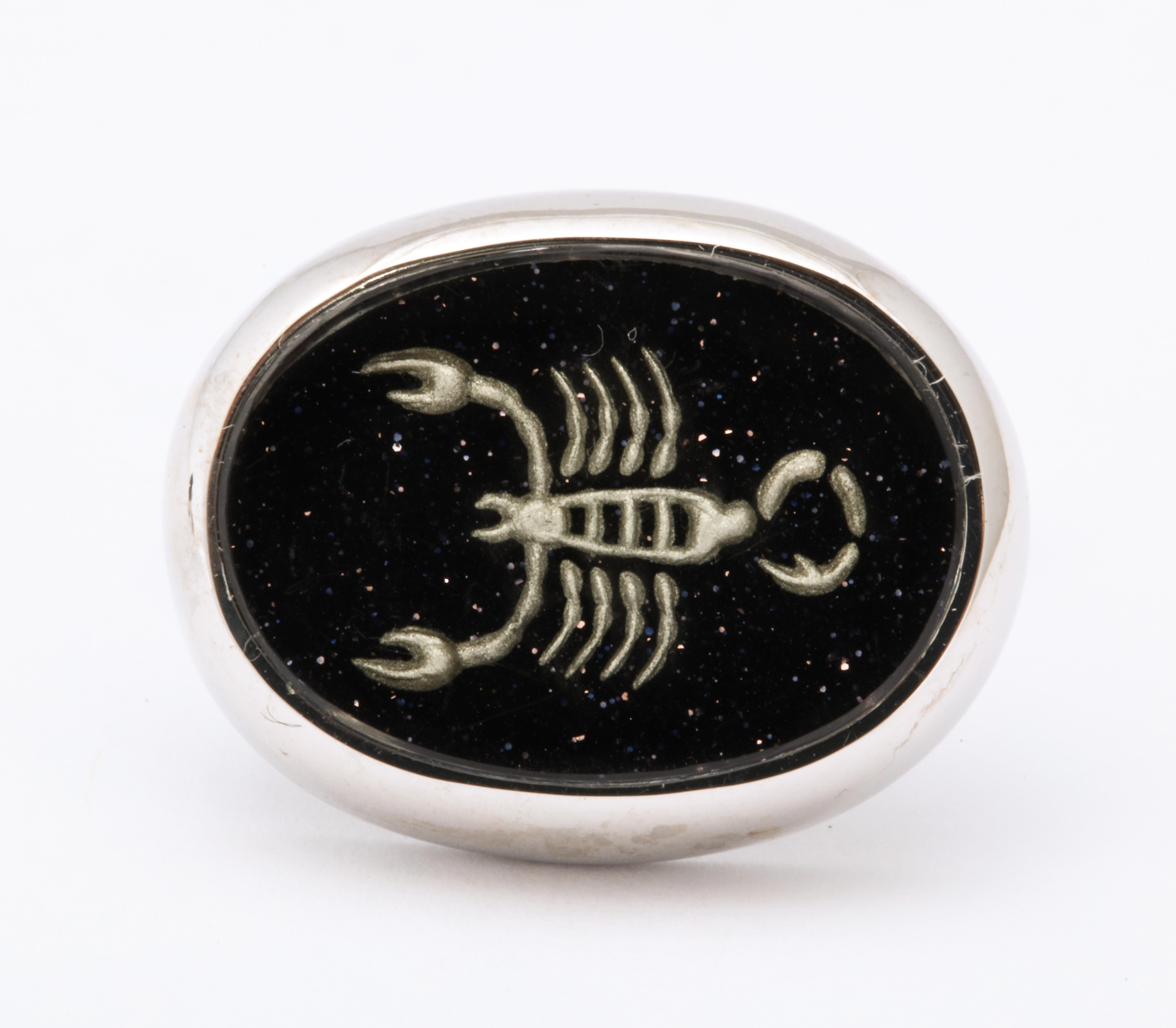 scorpio cufflinks