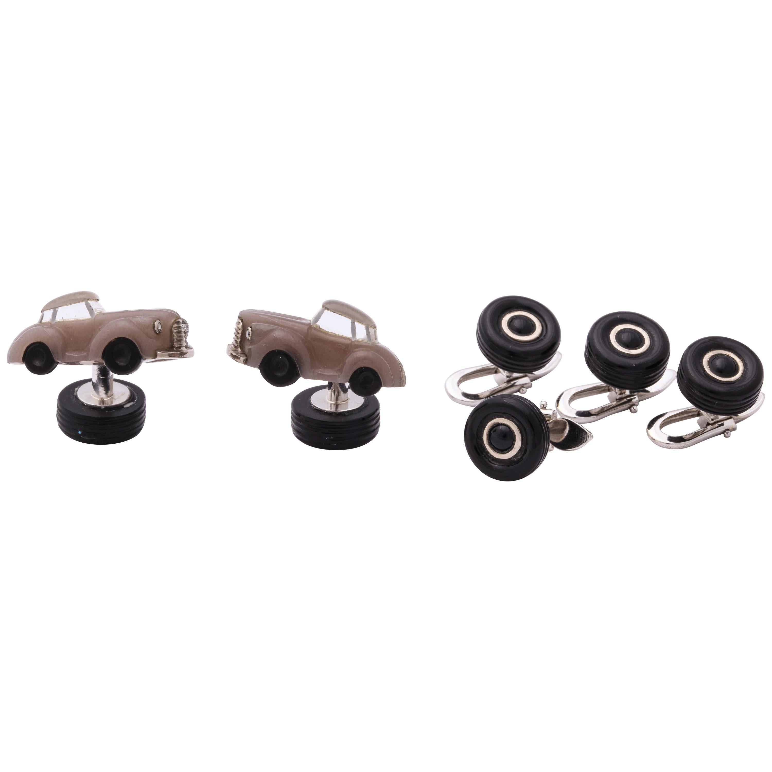 Michael Kanners Vintage Car Cufflinks