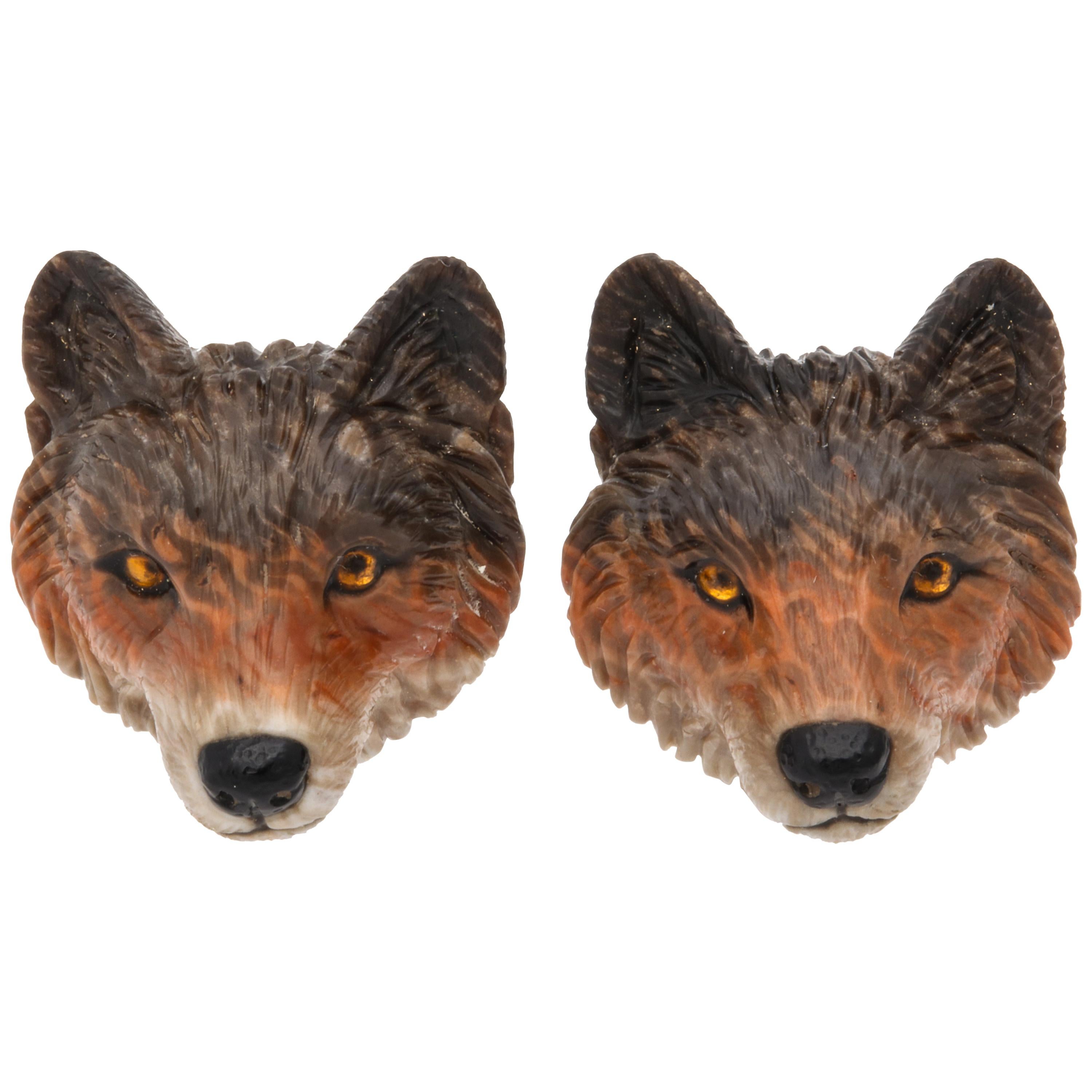 Michael Kanners Wolf Cufflinks