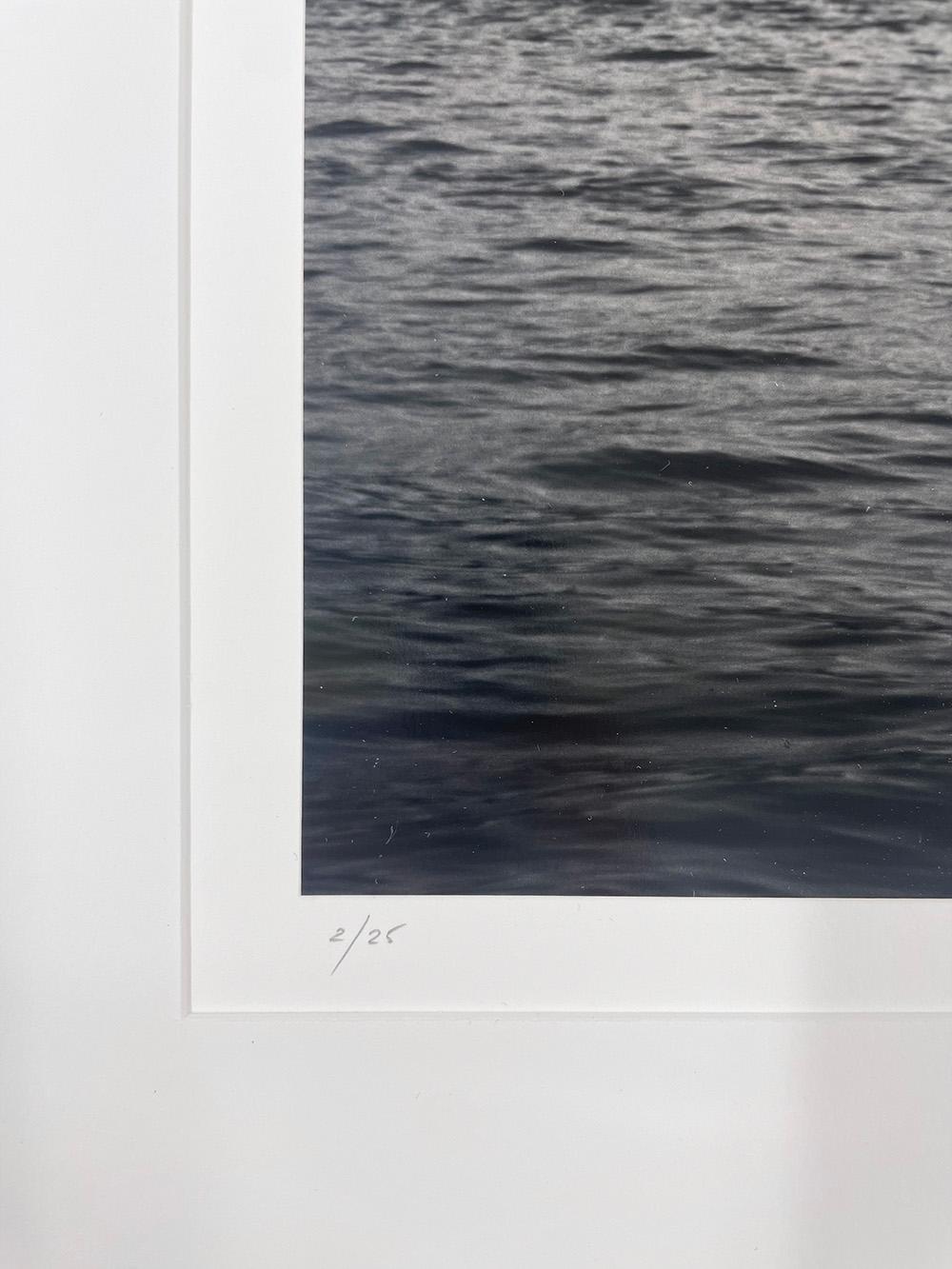 Basilica di San Giorgio Maggiore, Studio 2, Venezia, Italia - Architettura, Tramonto - Landscape Photograph Nero di Michael Kenna