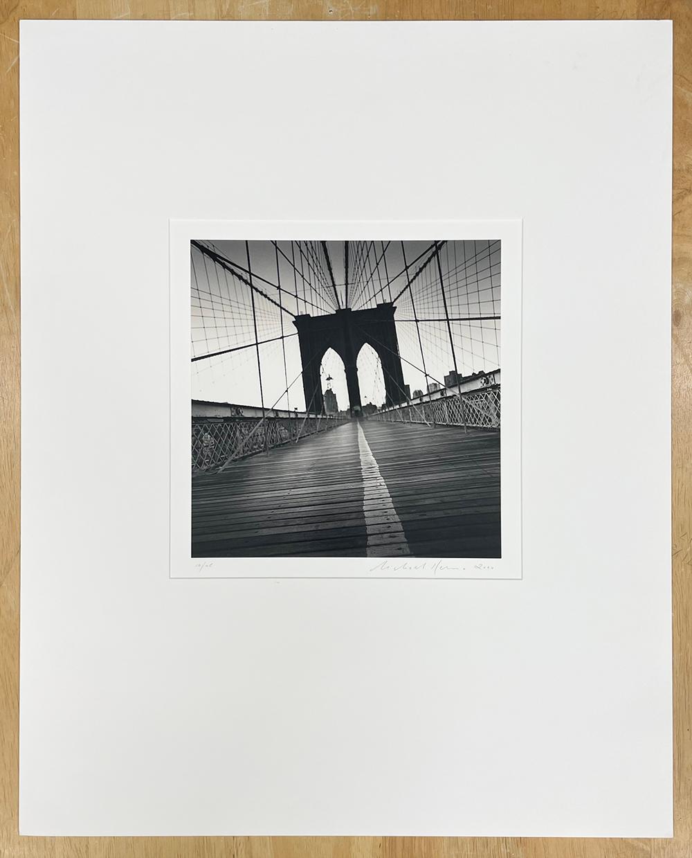 Brooklyn Bridge, Study 4, New York, New York, USA - Photograph by Michael Kenna