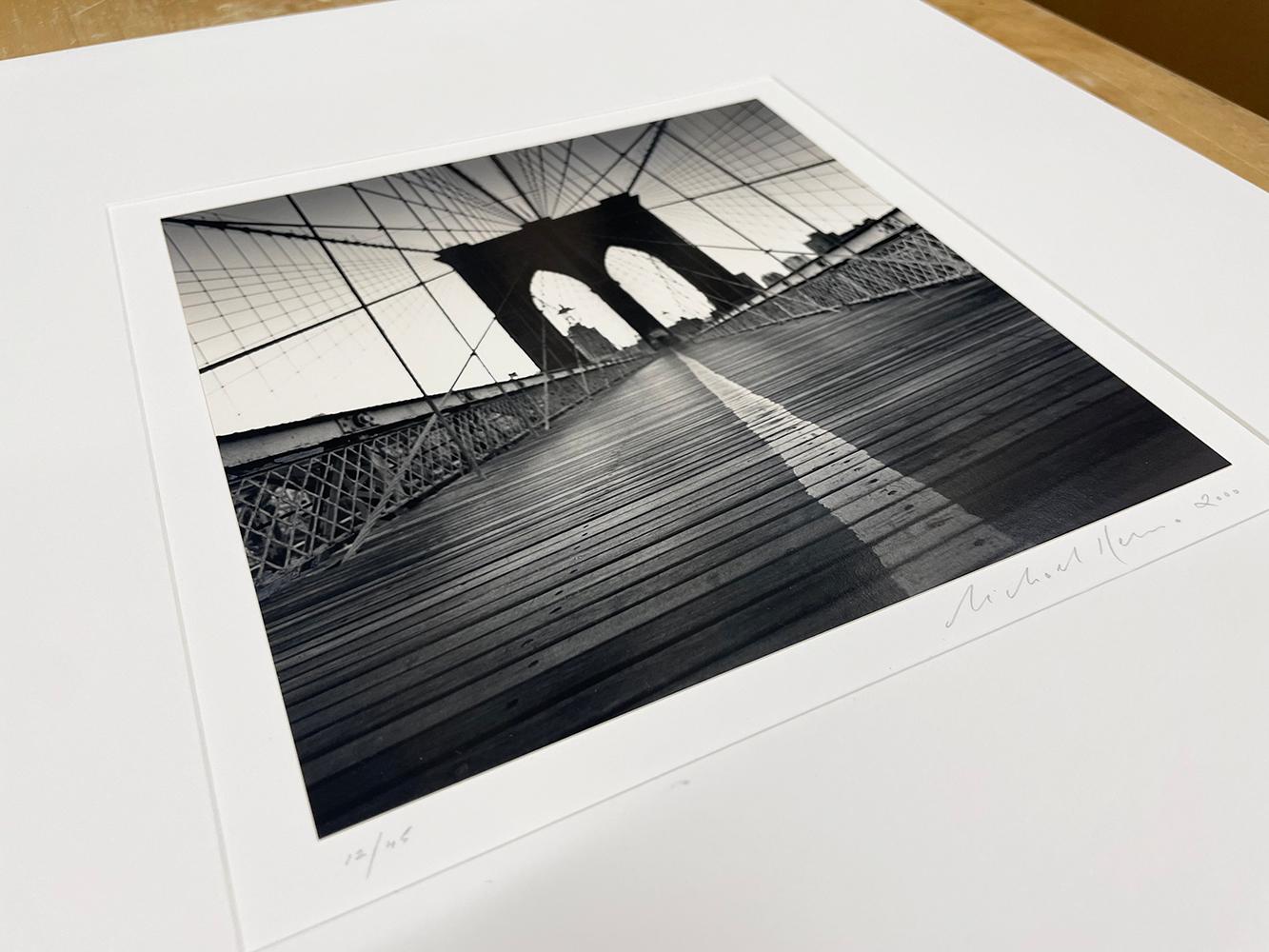 Brooklyn Bridge, Study 4, New York, New York, USA - Contemporary Photograph by Michael Kenna