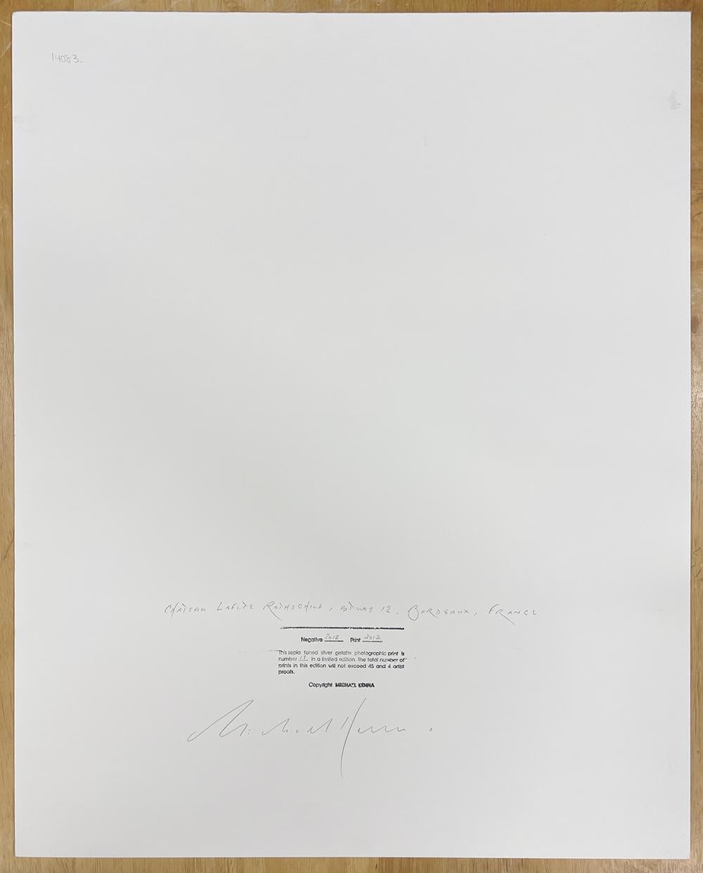 Chateau Lafite Rothschild, Study 12, Bordeaux, France by Michael Kenna, 2012 For Sale 5