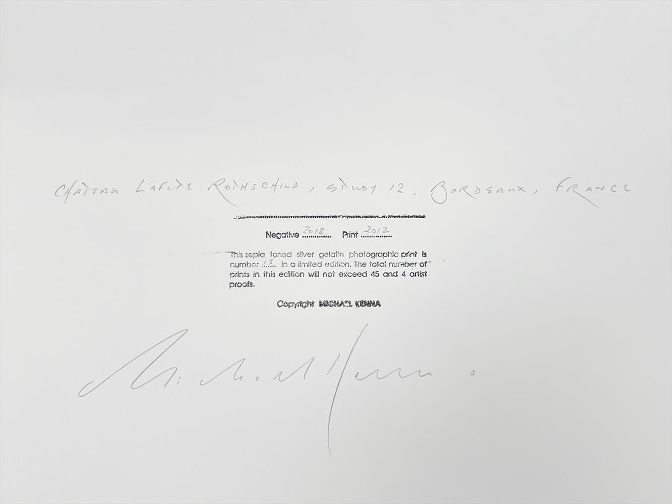 Chateau Lafite Rothschild, Study 12, Bordeaux, France by Michael Kenna, 2012 For Sale 6