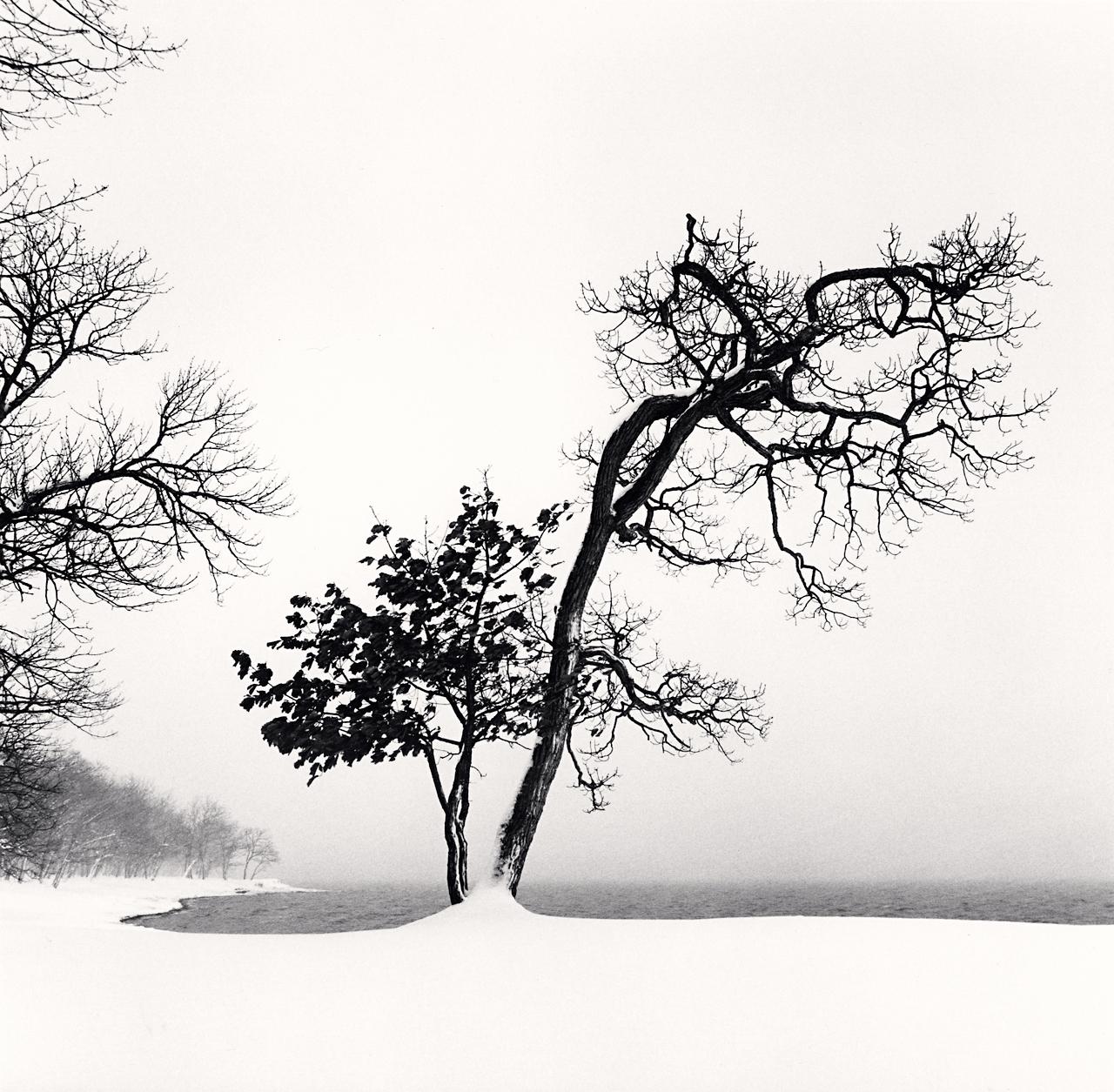 Michael Kenna Black and White Photograph -  Chilly Weather, Study 2, Hokkaido, Japan 