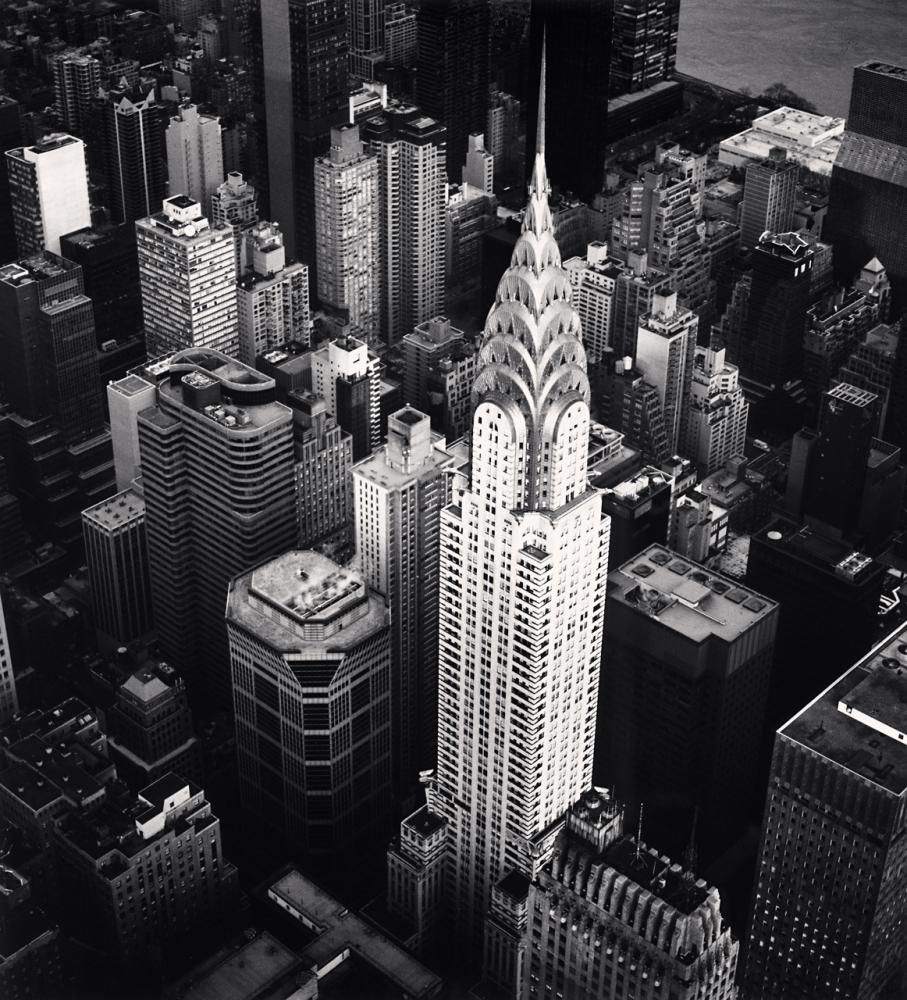 Michael Kenna Landscape Photograph - Chrysler Building, Study 4, New York, New York, USA