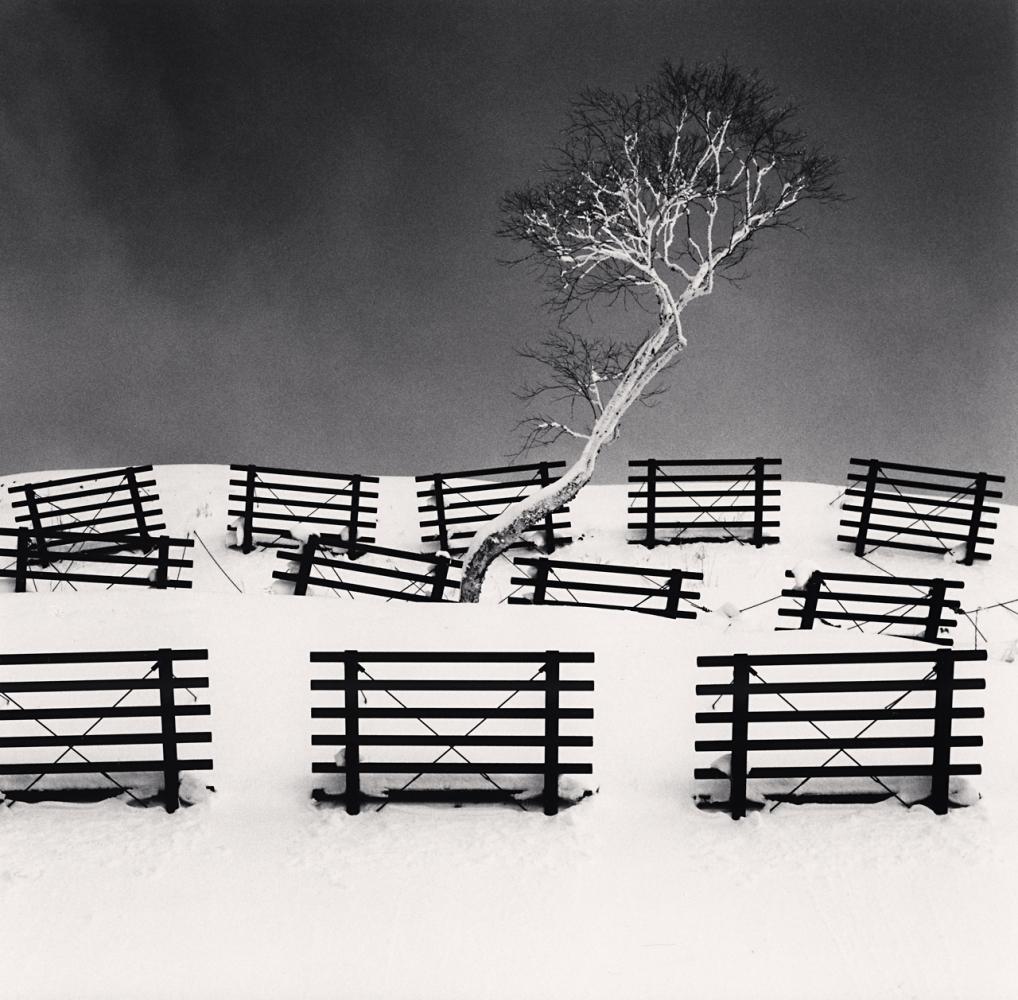 Hokkaido, Japan, Schaukel- und Schneebrücken