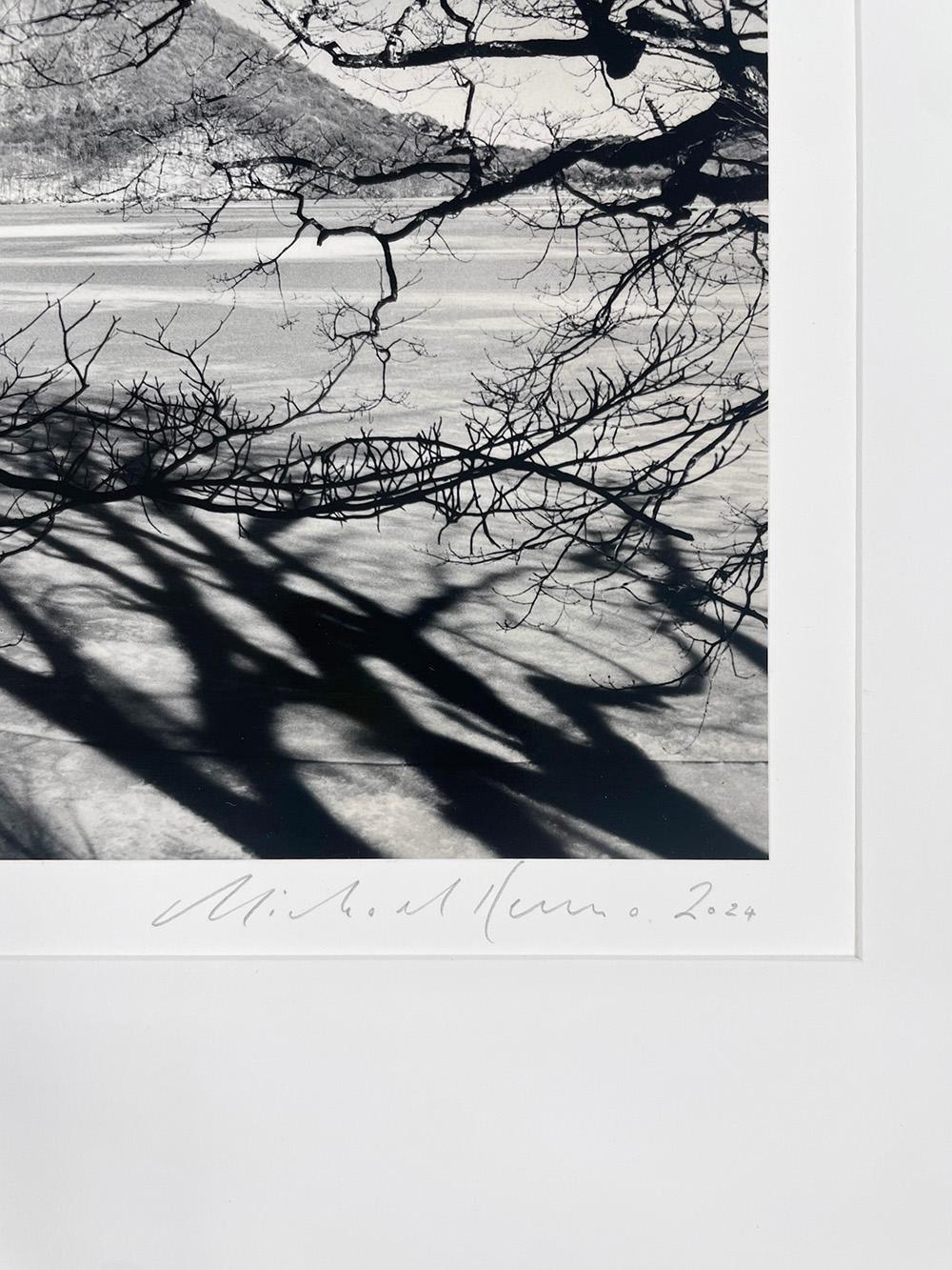 Haruna Fuji, Gunma, Honshu, Giappone di Michael Kenna è una fotografia in bianco e nero che ritrae il Monte Fuji attraverso i rami spogli degli alberi. 

Stampa alla gelatina d'argento
Dimensioni dell'immagine: 8 x 8 pollici.
Dimensioni del