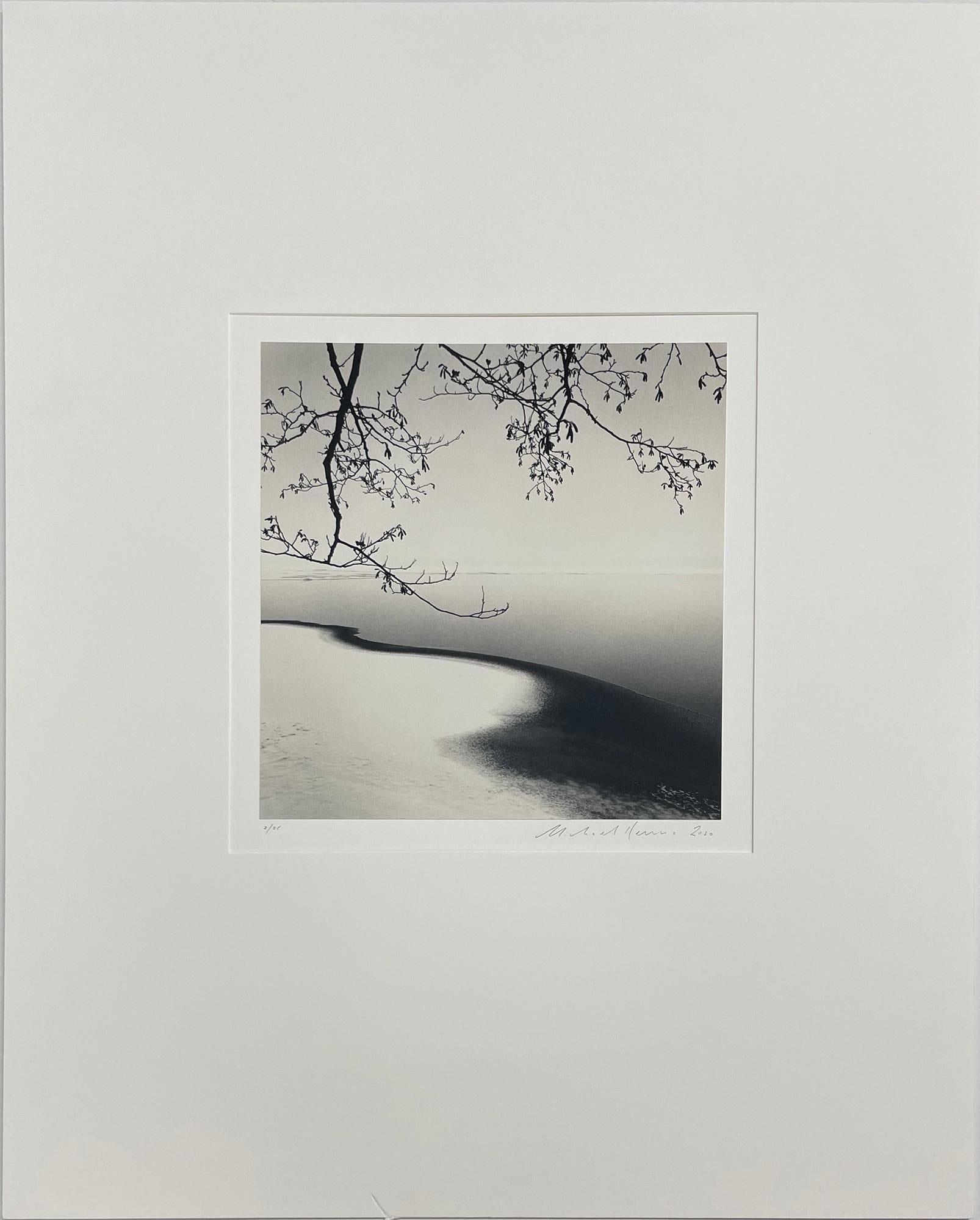 Hyomon, Study 1, Hokkaido, Japan - Black and White Landscape Photography - Gray Black and White Photograph by Michael Kenna