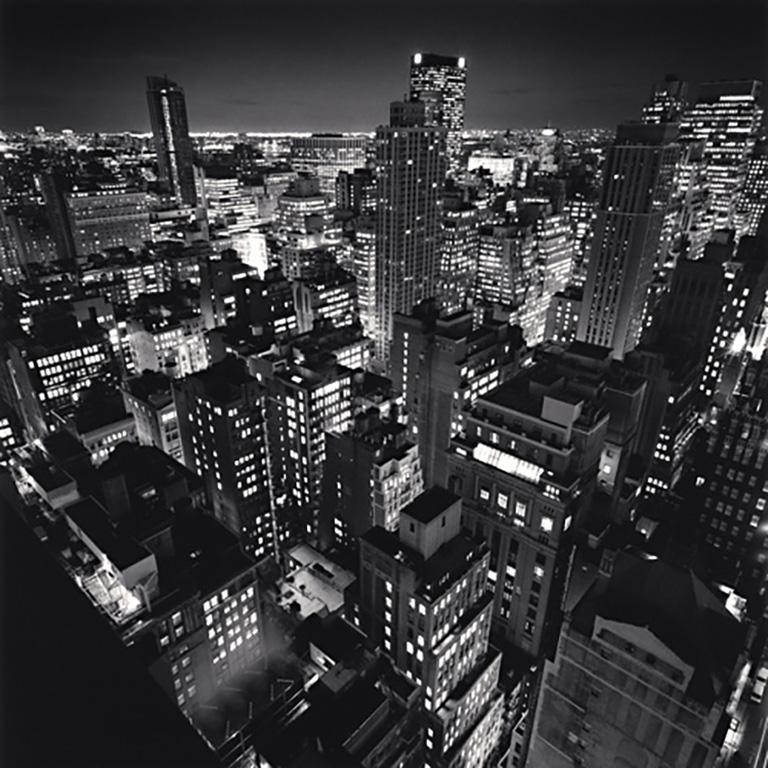 Michael Kenna Black and White Photograph - Midtown High View, New York City, USA