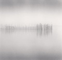 Fischernetze am Morgen, Biwa-See, Honshu, Japan