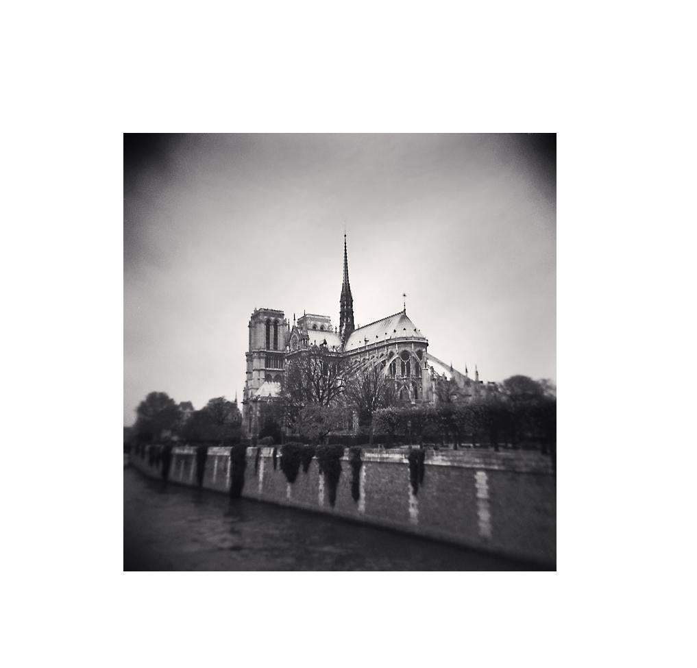 Michael Kenna Black and White Photograph - Notre Dame, Study 14, Paris, France