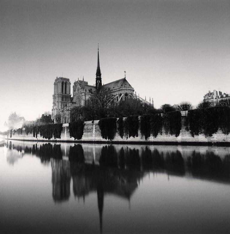 Michael Kenna Black and White Photograph - Notre Dame, Study 3, Paris, France
