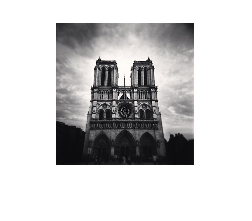 Michael Kenna Black and White Photograph - Notre Dame, Study I, Paris, France