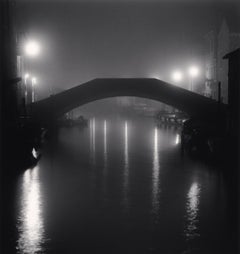 Ponte Fondamenta Bonini, Venice, Italy - River, Bridge, Canal, Night, Reflection
