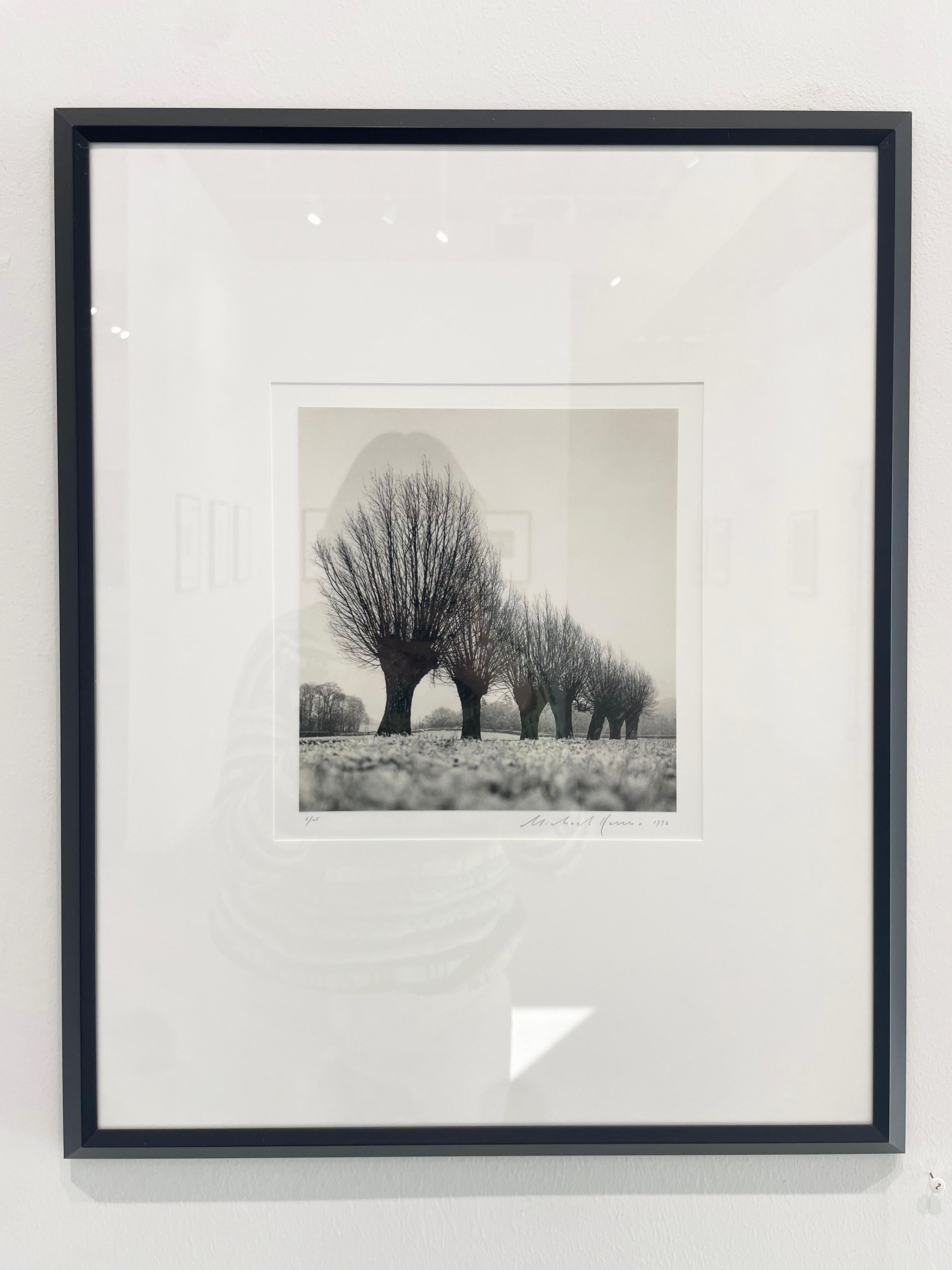 Edition of 45
Signed, titled, negative date, print date and numbered by Michael Kenna
Sepia toned gelatin silver print

Michael Kenna's black and white photographs are powerful and alluring. His imagery transports you to iconic and placid landscapes