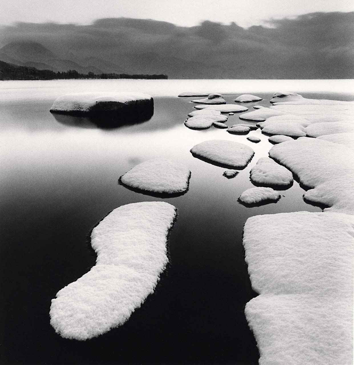 Michael Kenna Black and White Photograph -  Shaman Rock, Hokkaido, Japan 