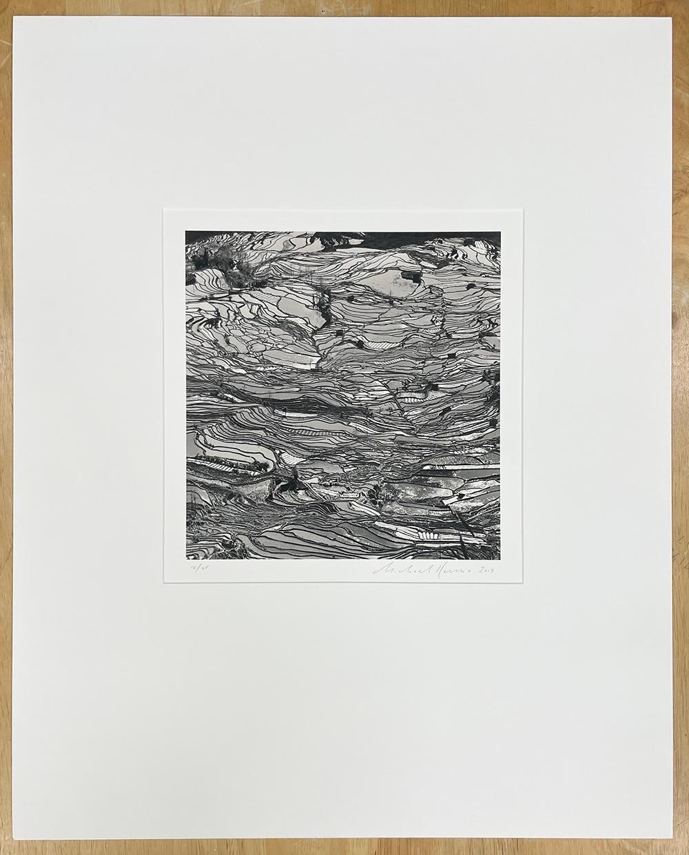 Yuanyang, Studio 5, Yunnan, Cina - Photograph di Michael Kenna