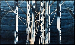 Aspenfield (26) (Blue, white, trees, abstract)