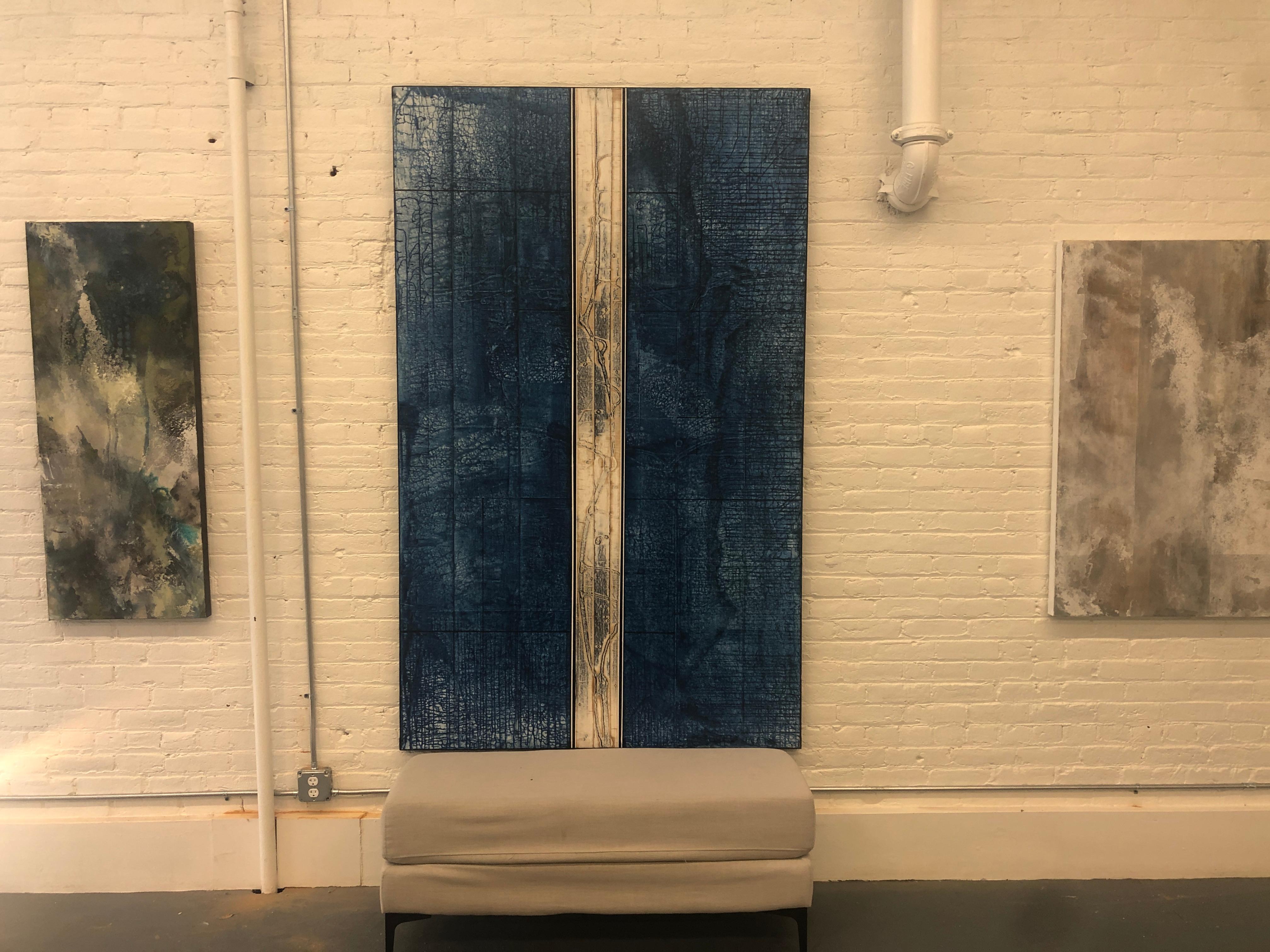 Bluebirch - Painting di Michael Kessler
