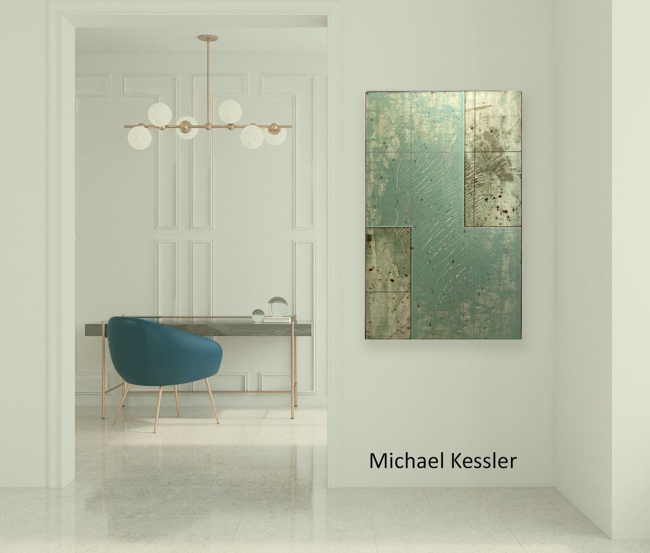 MEDIANIC - Abstract Geometric Mixed Media Art by Michael Kessler