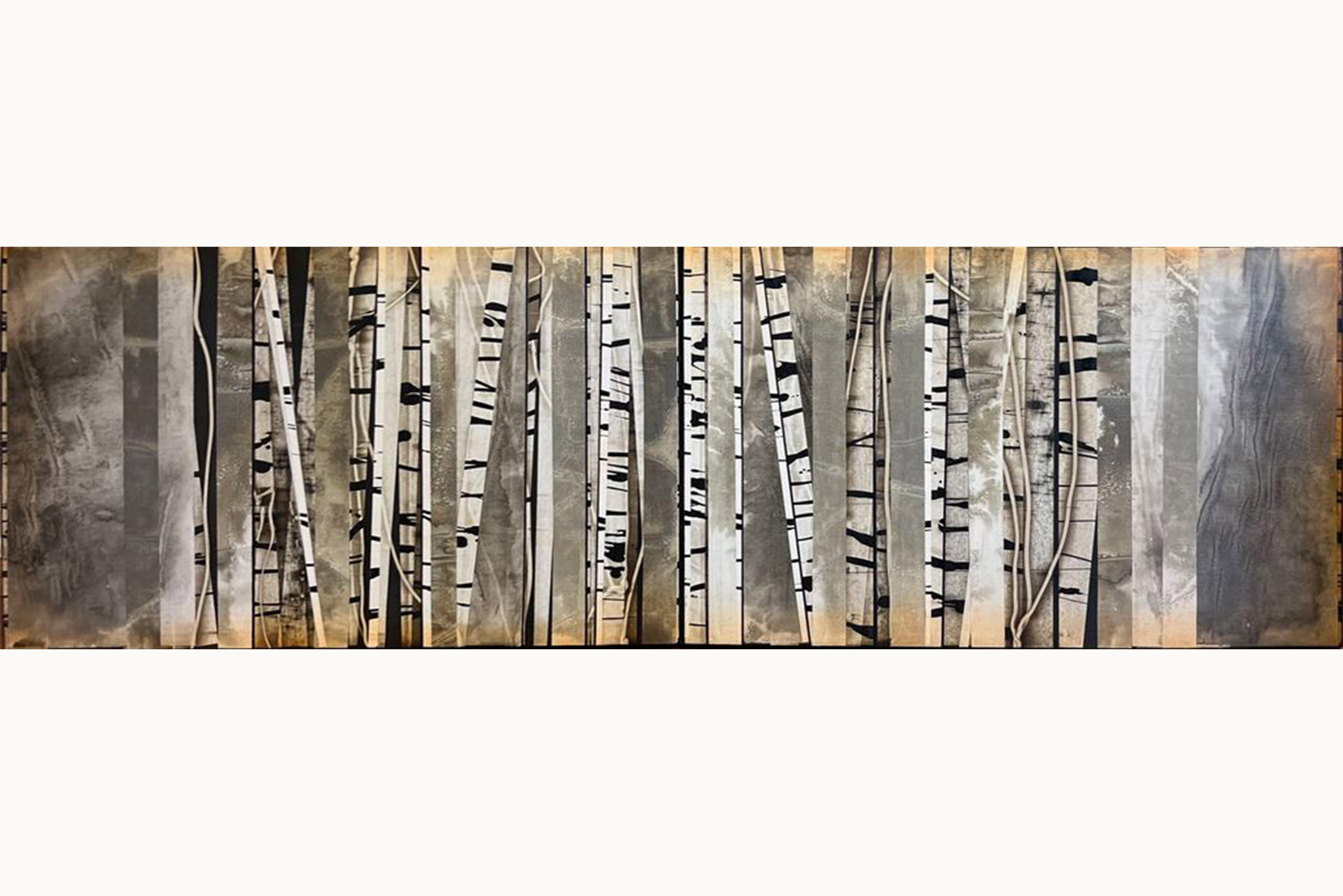 Michael Kessler Abstract Painting - Tree diptych