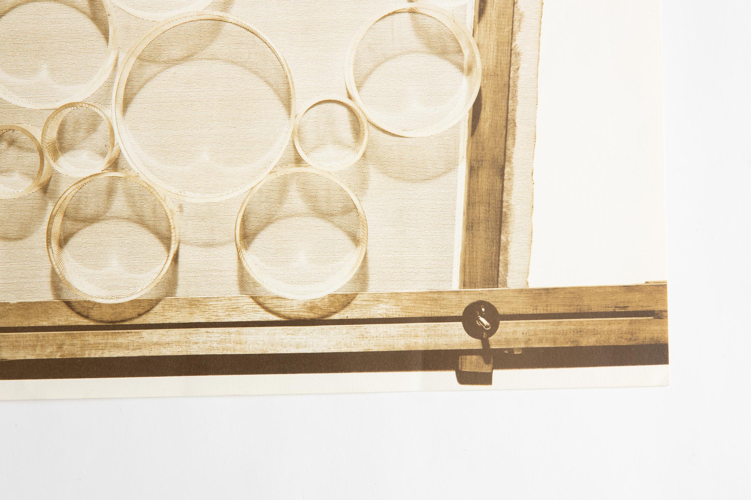 Fotolithografie von Michael Kidner Optical Art mit dem Titel 